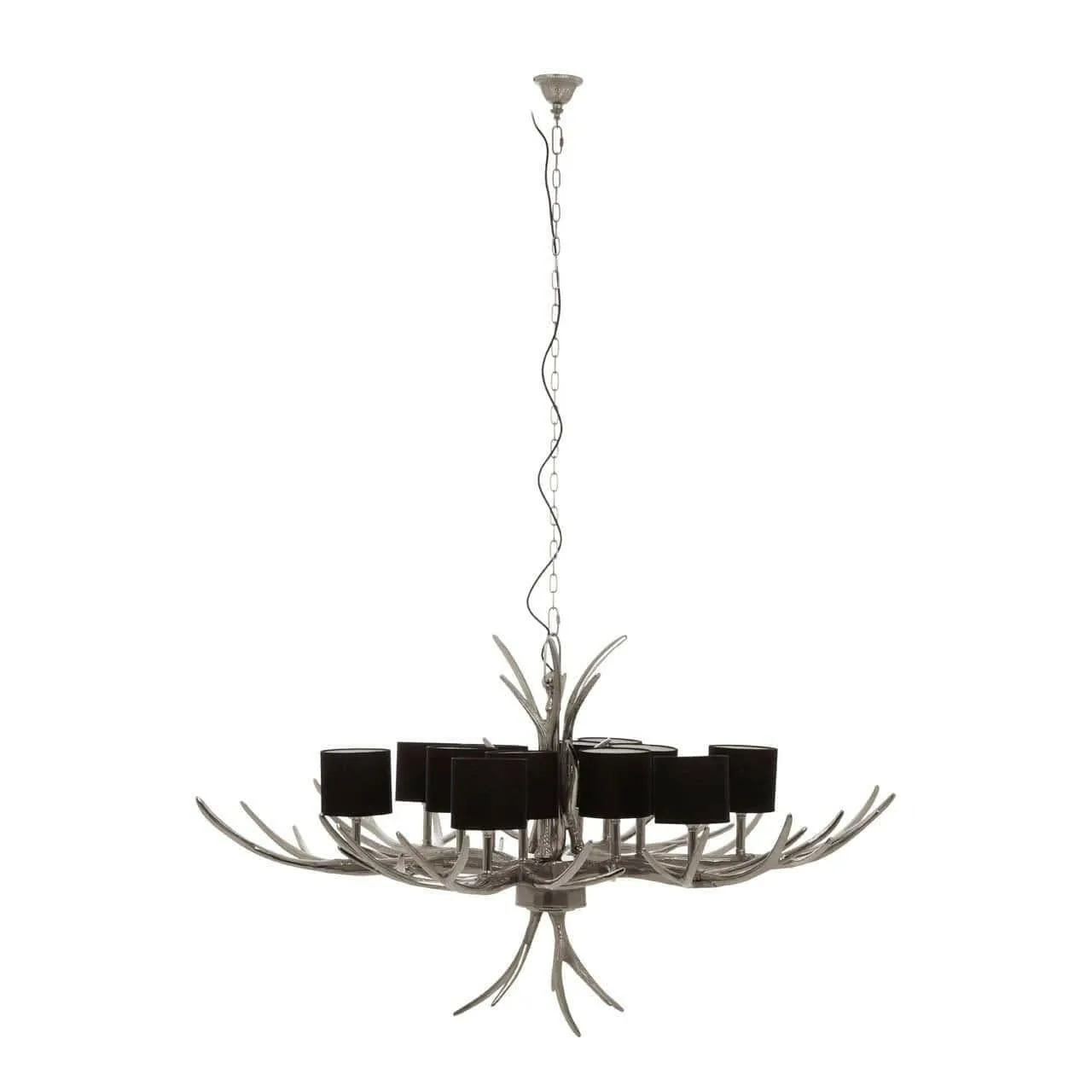 12 Shade Large Antler Chandelier