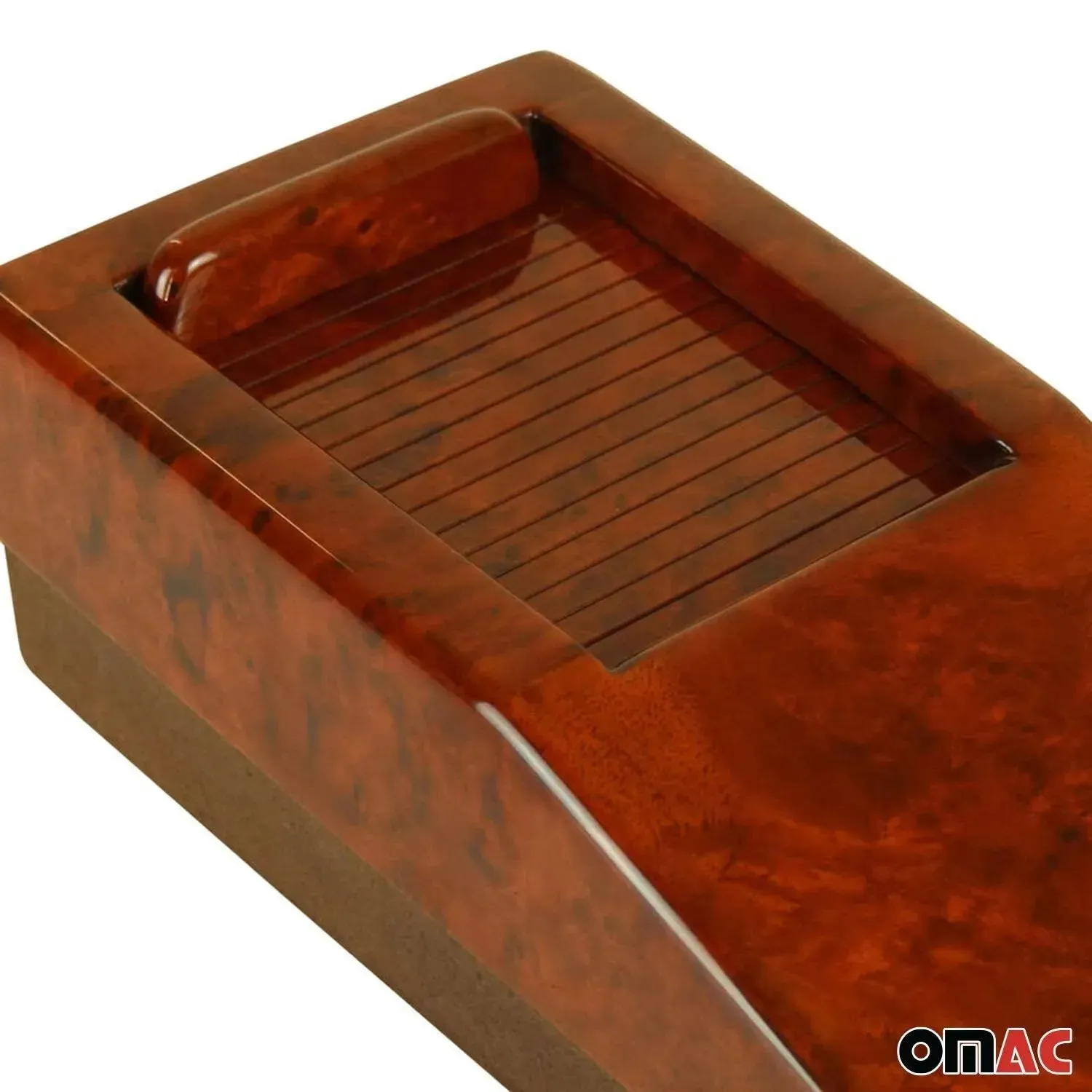 1988-1994 Mercedes E Class W124 Console Cassette Center Box Wood Walnut