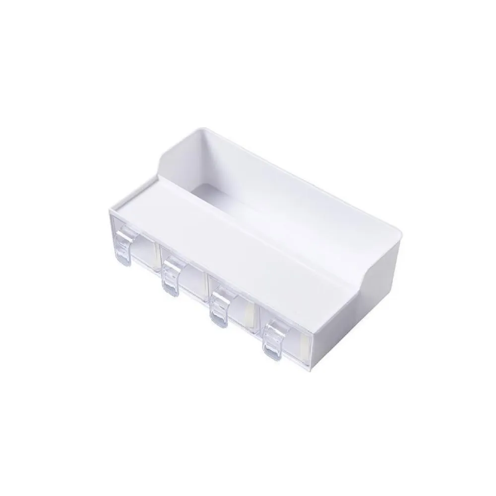 2 in 1 Kitchen Countertop Spices Compartment & Storage Rack, Multiple Color