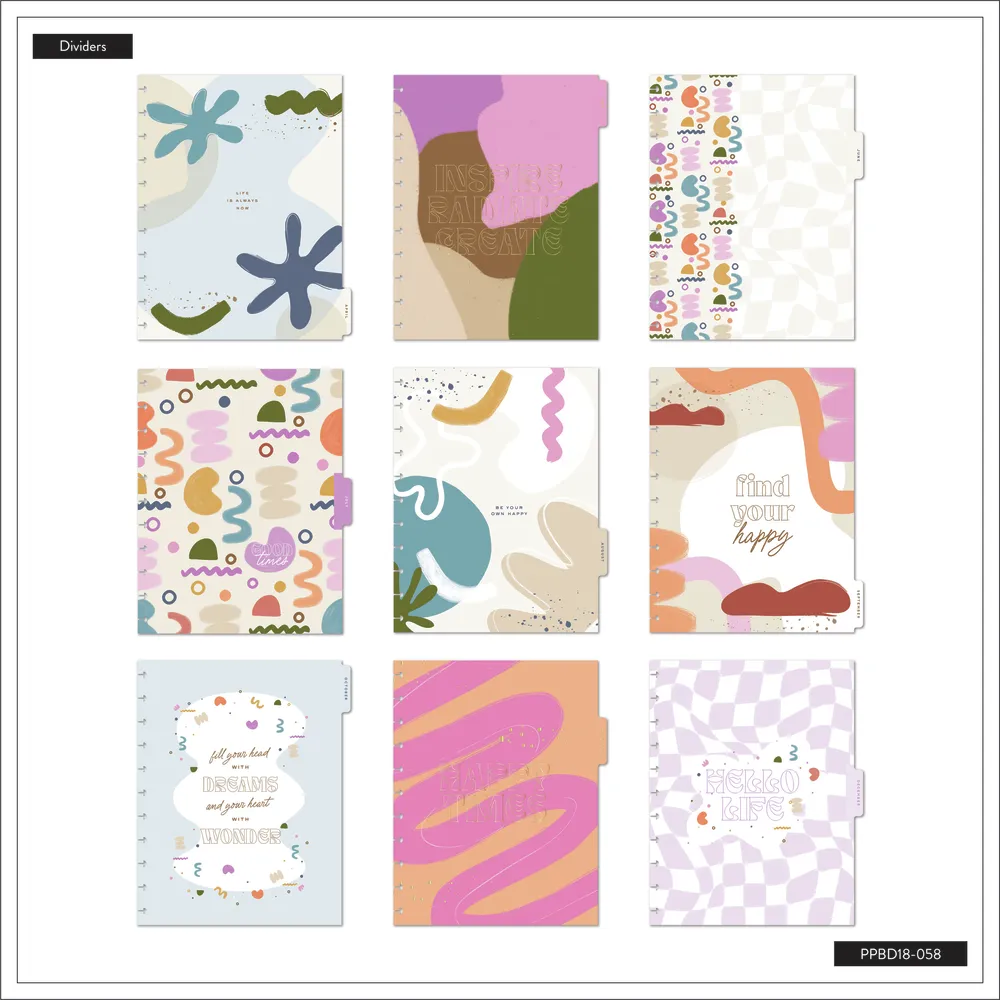 2024 Canyon Modern Happy Planner - Big Dashboard Layout - 18 Months