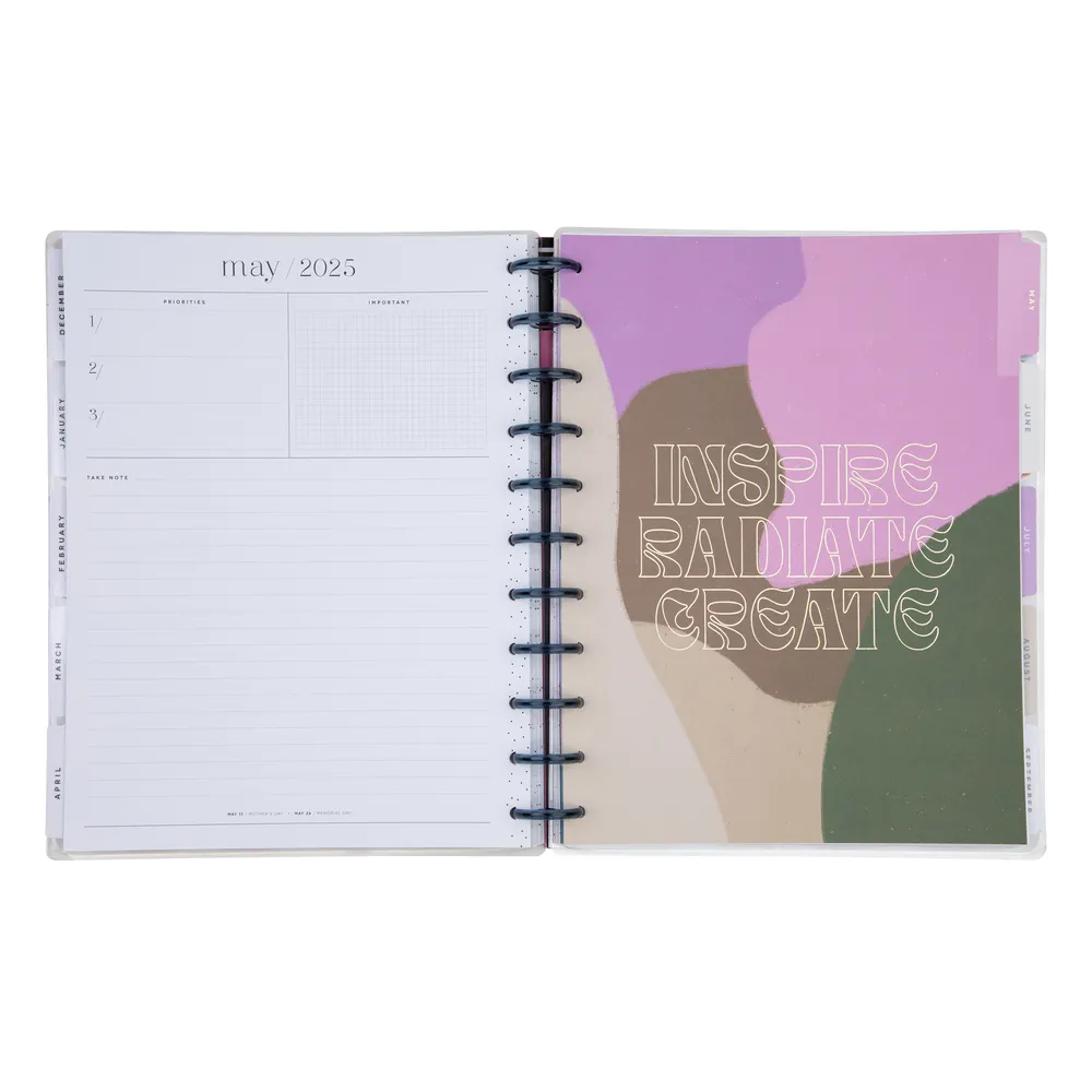 2024 Canyon Modern Happy Planner - Big Dashboard Layout - 18 Months