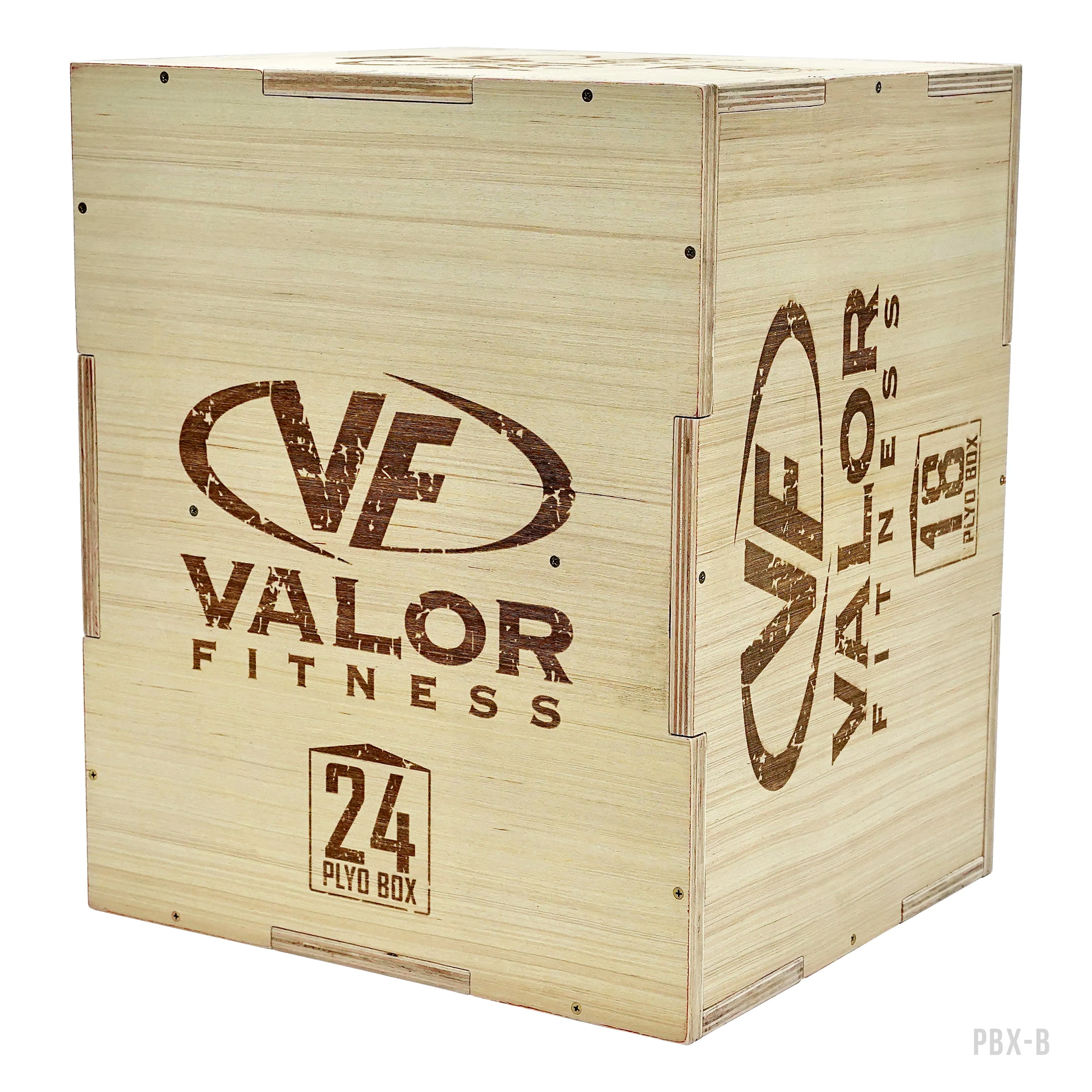 3 in 1 Wood 18" x 20" x 24" Plyo Box
