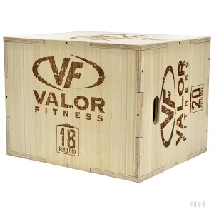 3 in 1 Wood 18" x 20" x 24" Plyo Box