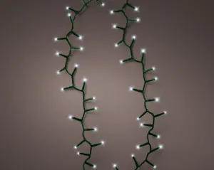 750 LED Compact Tree Lights Cool white green wire