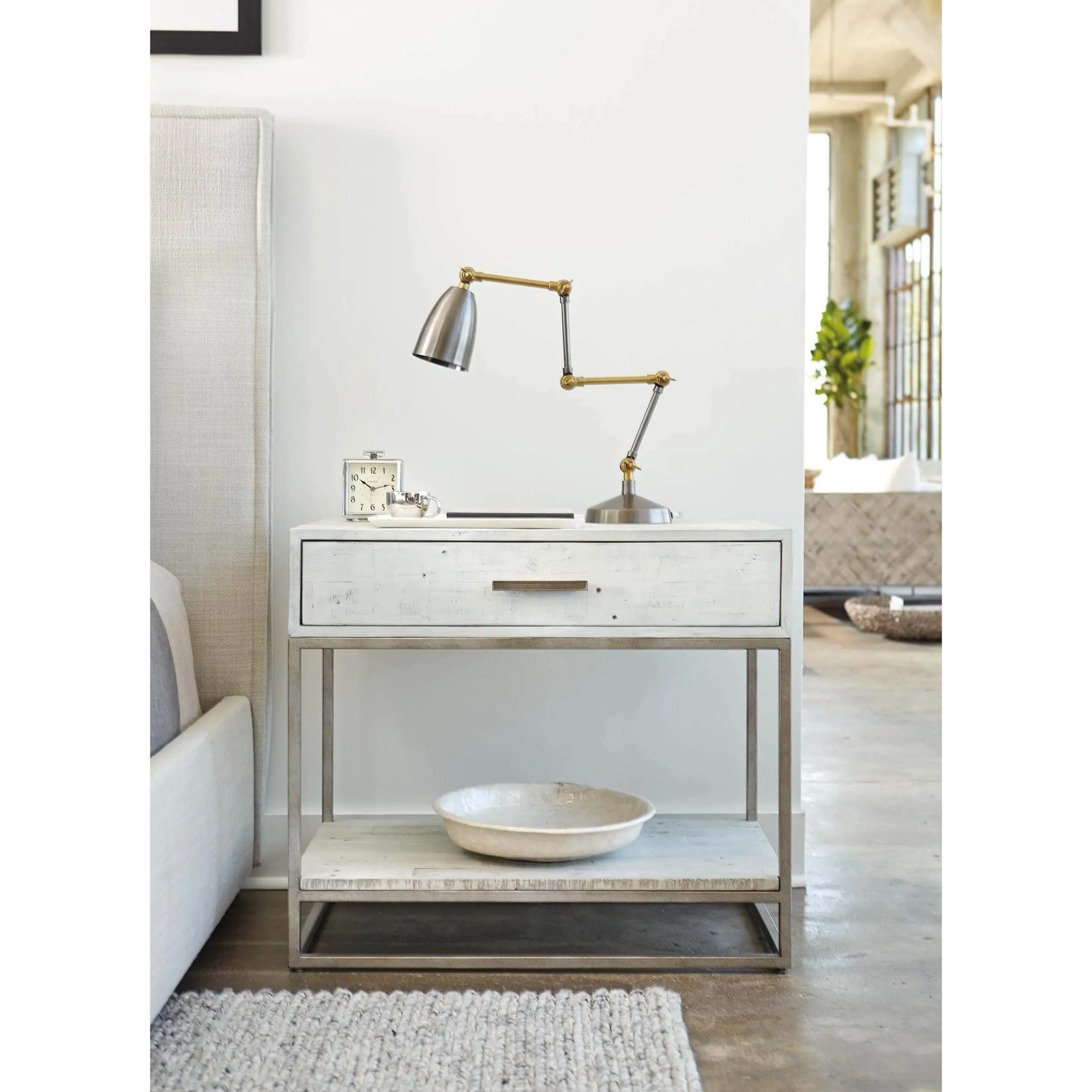 Alvar Nightstand, White