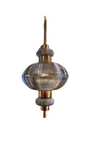 ANKUR LIGHTING GLASS ORB CONTEMPORARY PENDANT LIGHT