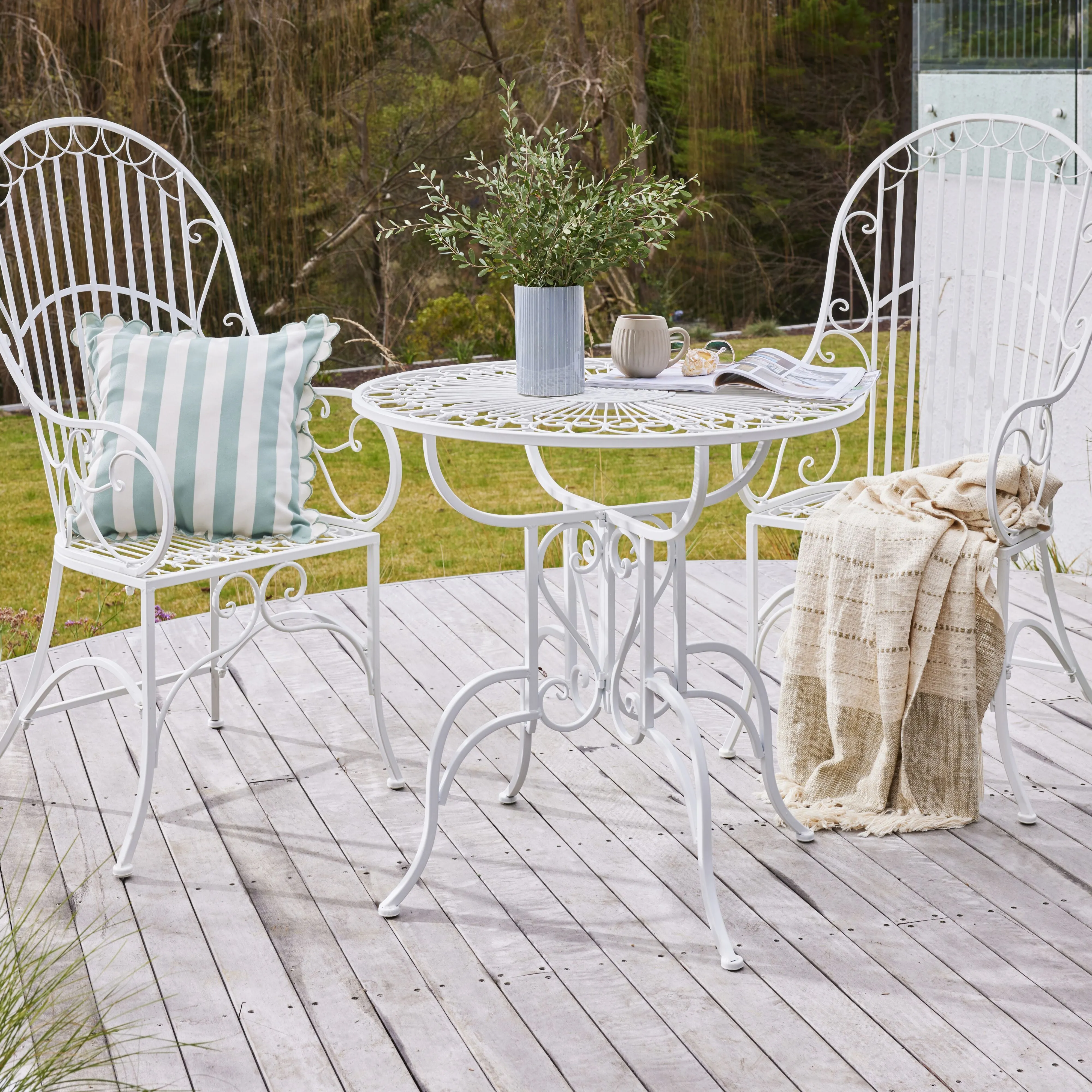 Arles Garden Chair White