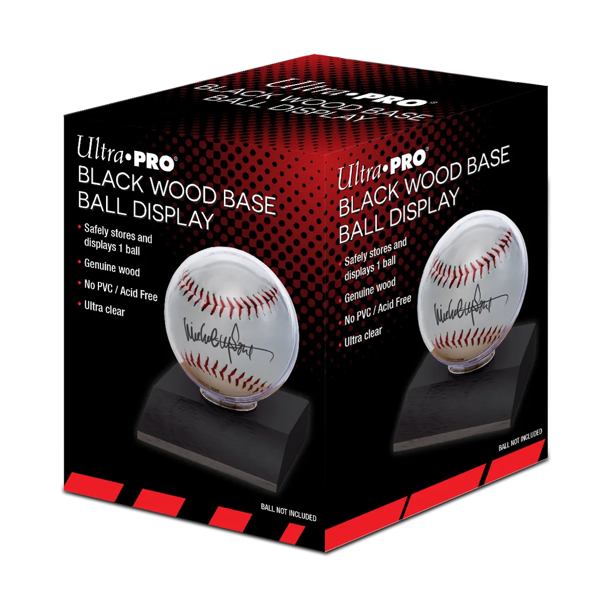 Baseball Wood Base Display Holder