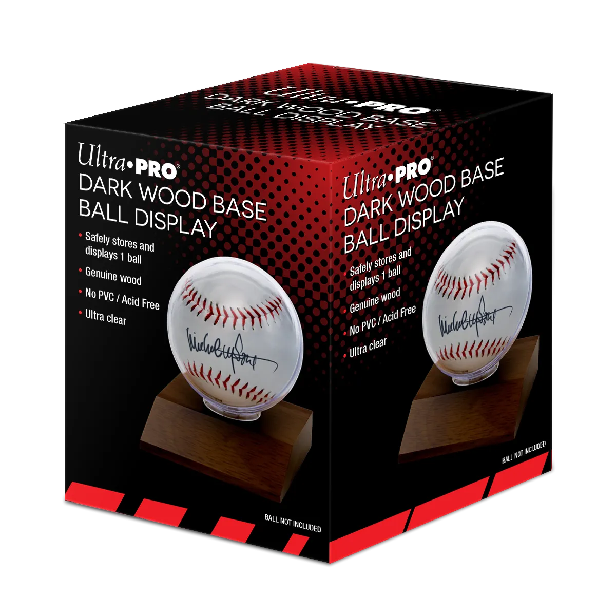 Baseball Wood Base Display Holder