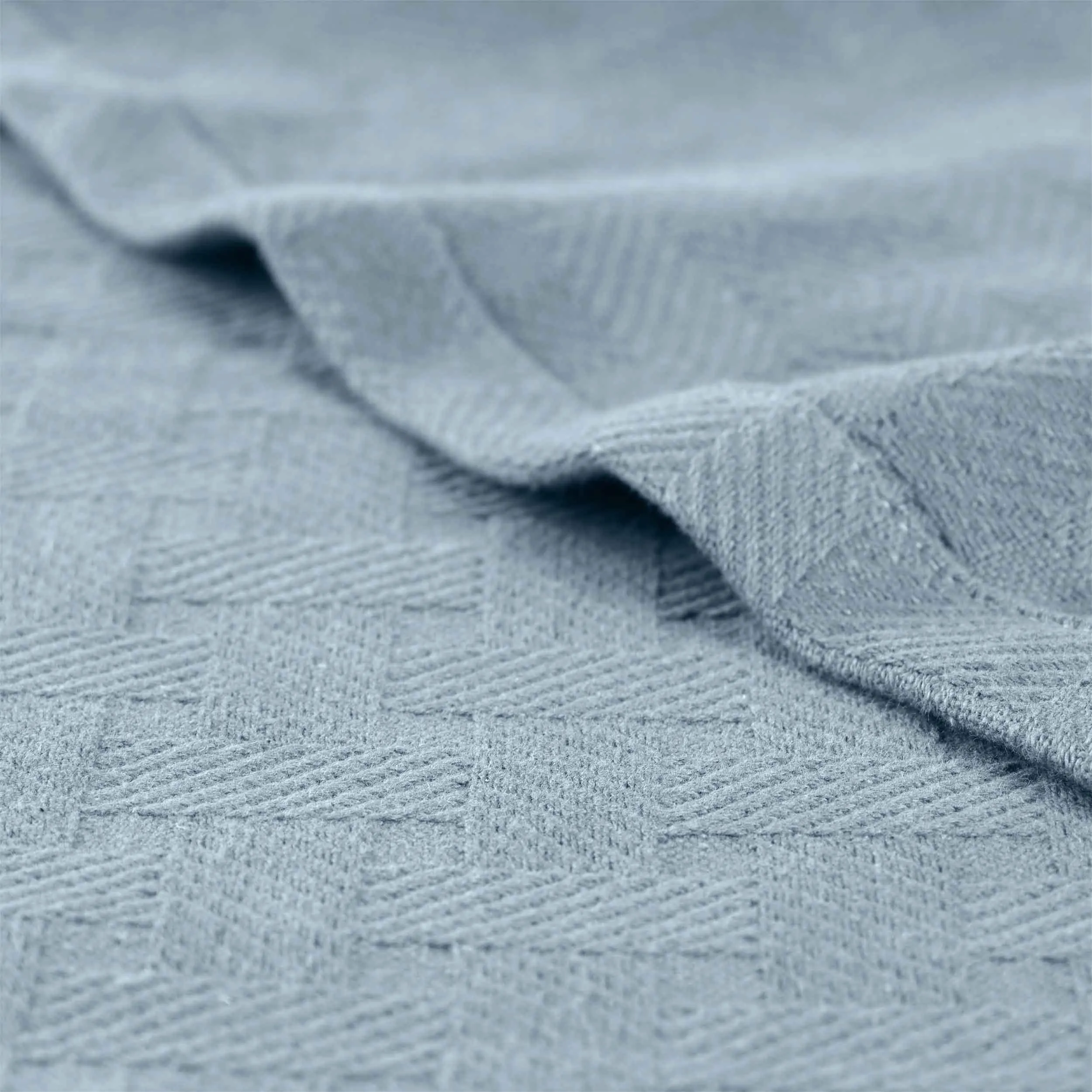 Basketweave All Season Cotton Blanket