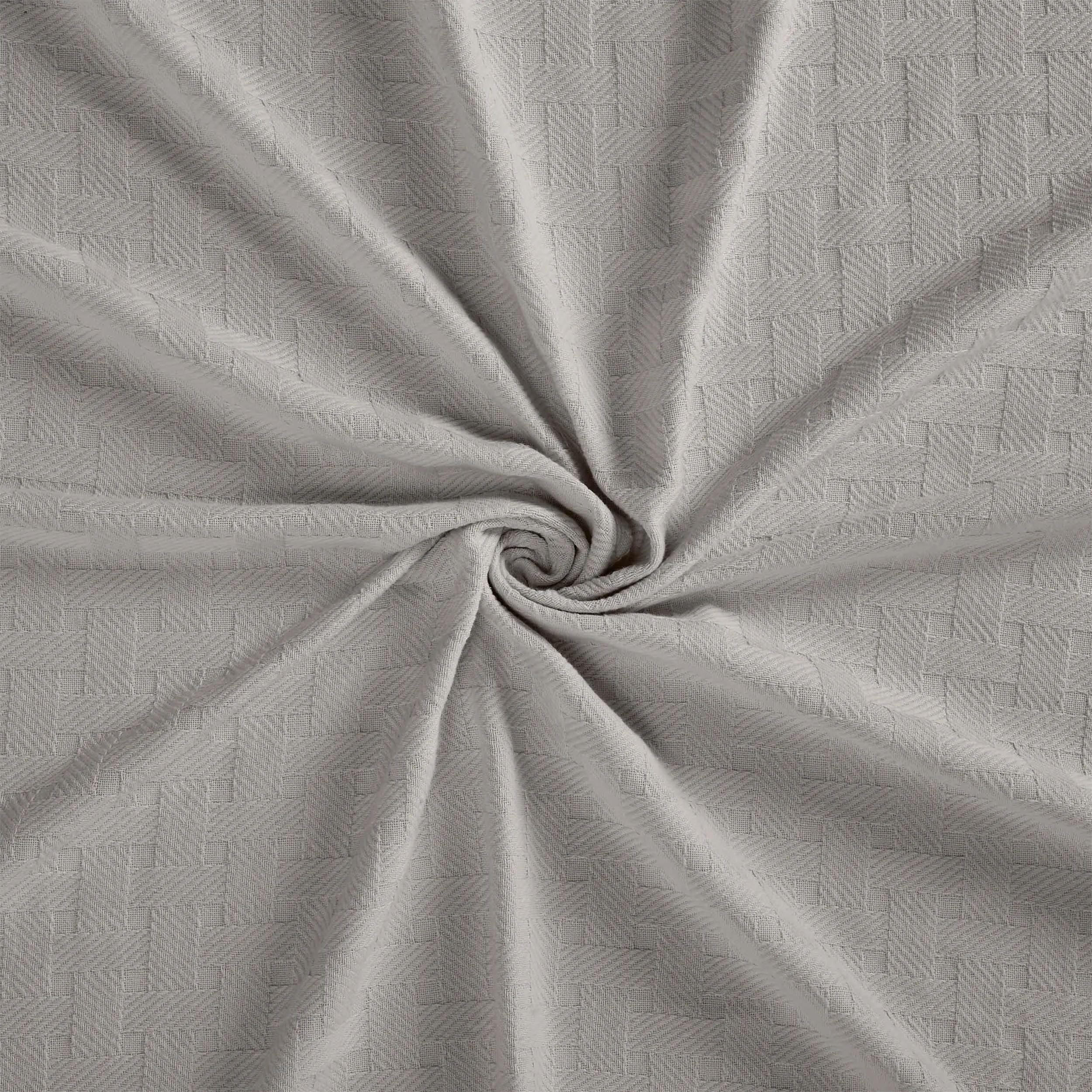 Basketweave All Season Cotton Blanket