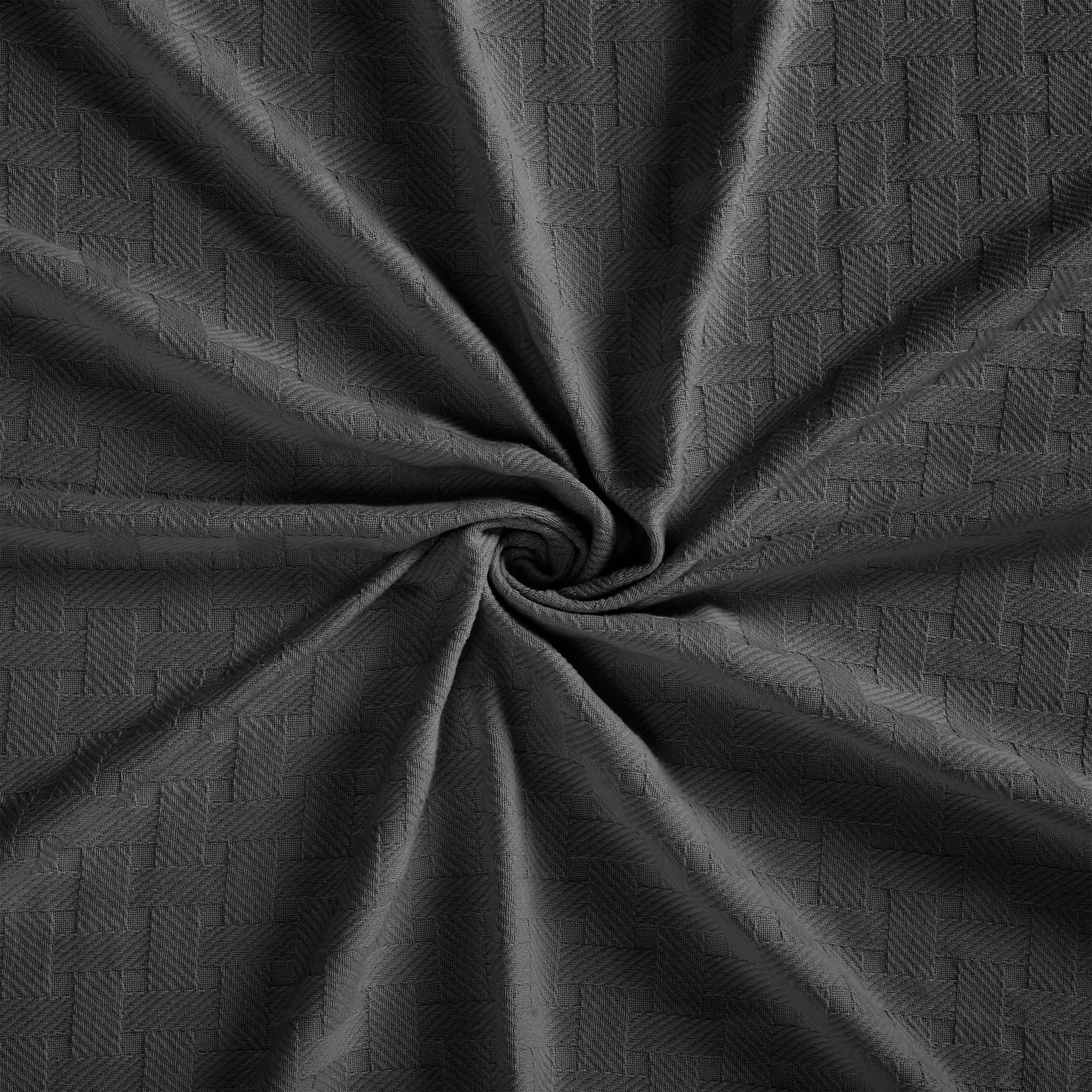 Basketweave All Season Cotton Blanket