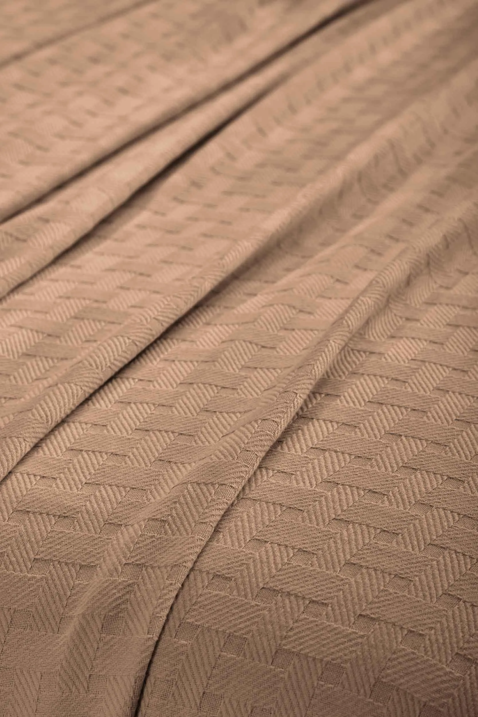 Basketweave All Season Cotton Blanket