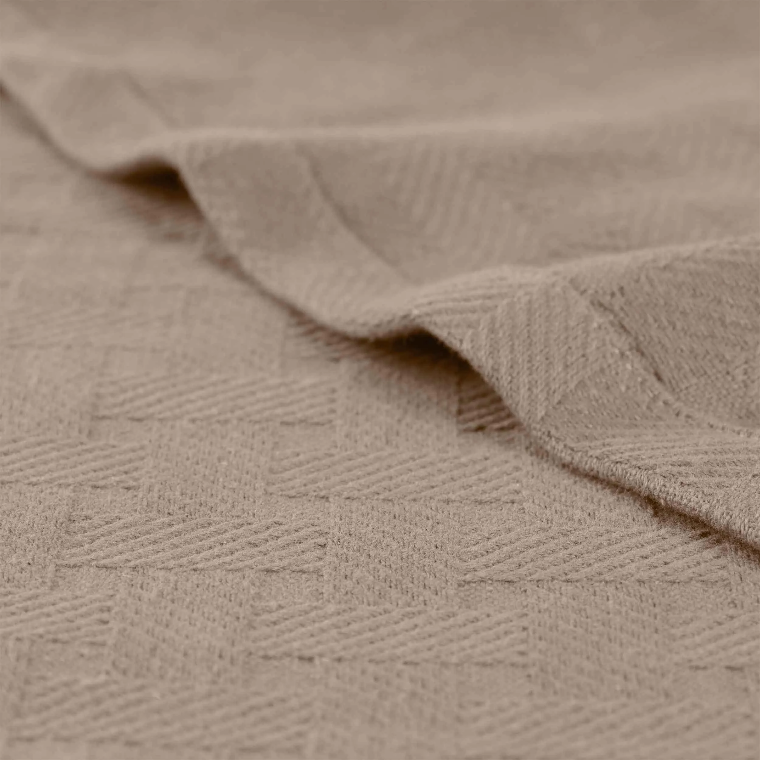 Basketweave All Season Cotton Blanket