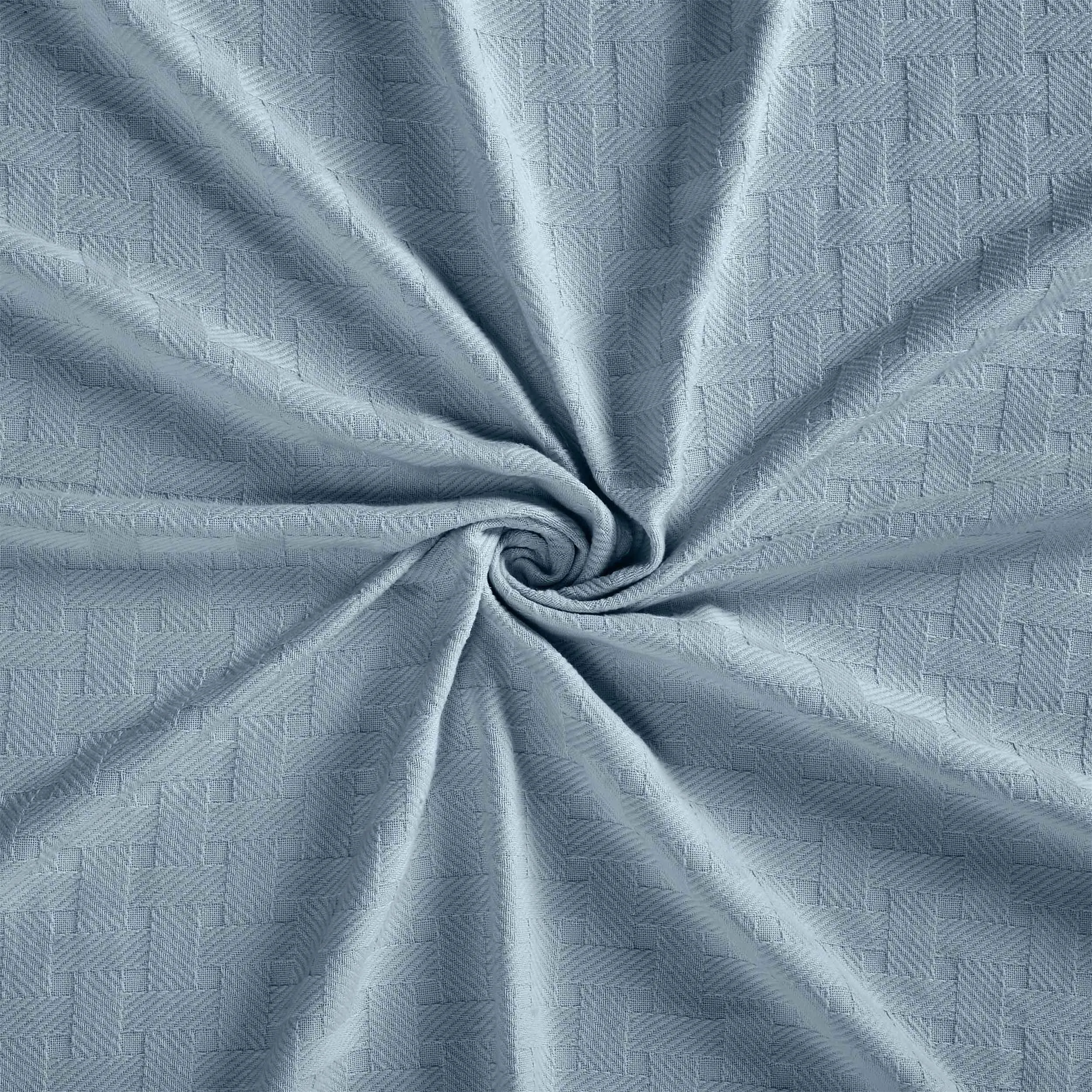 Basketweave All Season Cotton Blanket