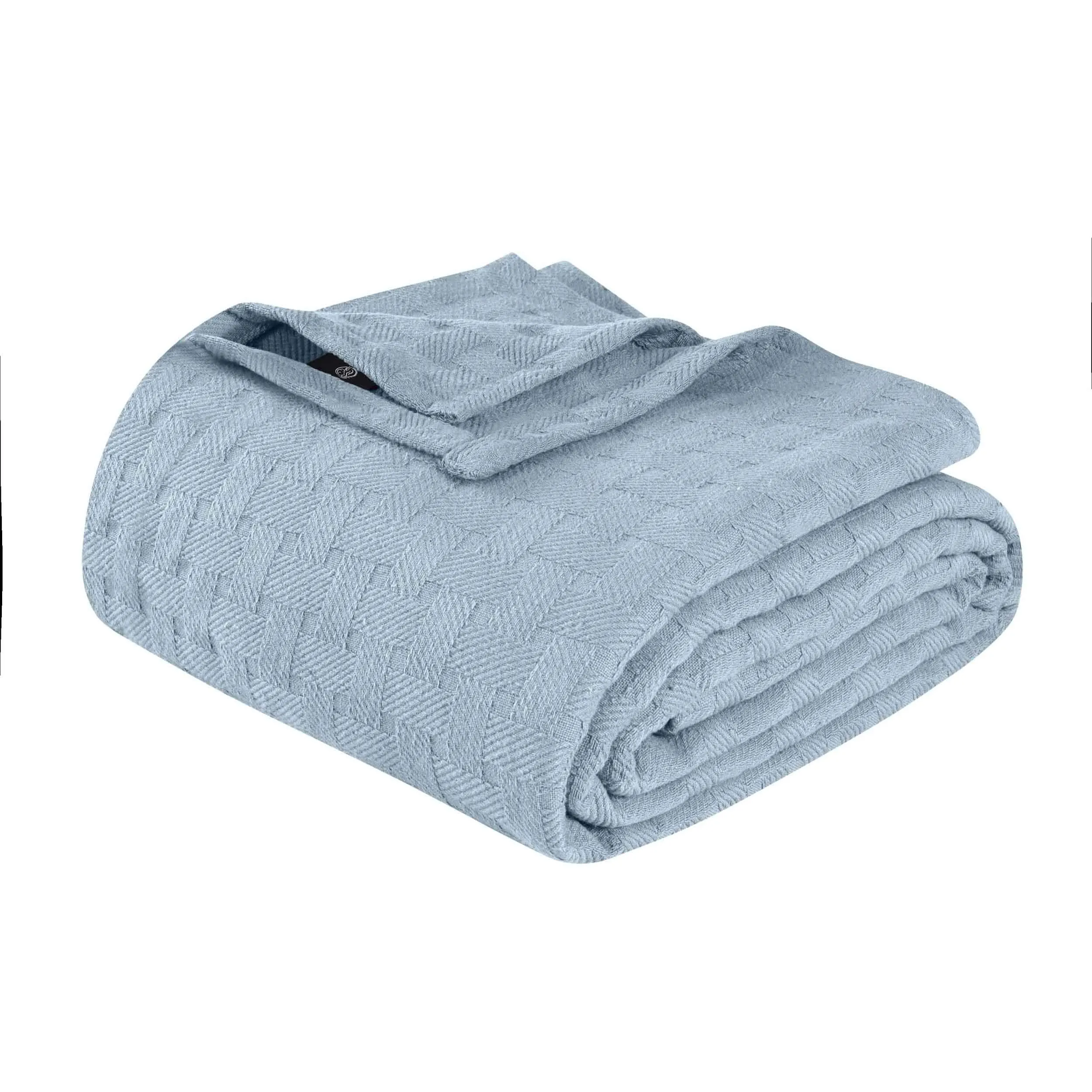 Basketweave All Season Cotton Blanket