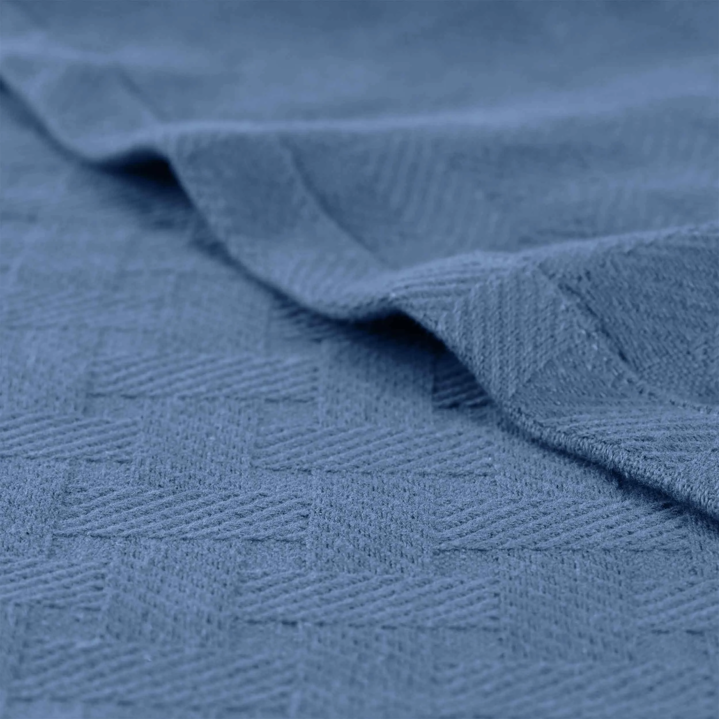 Basketweave All Season Cotton Blanket