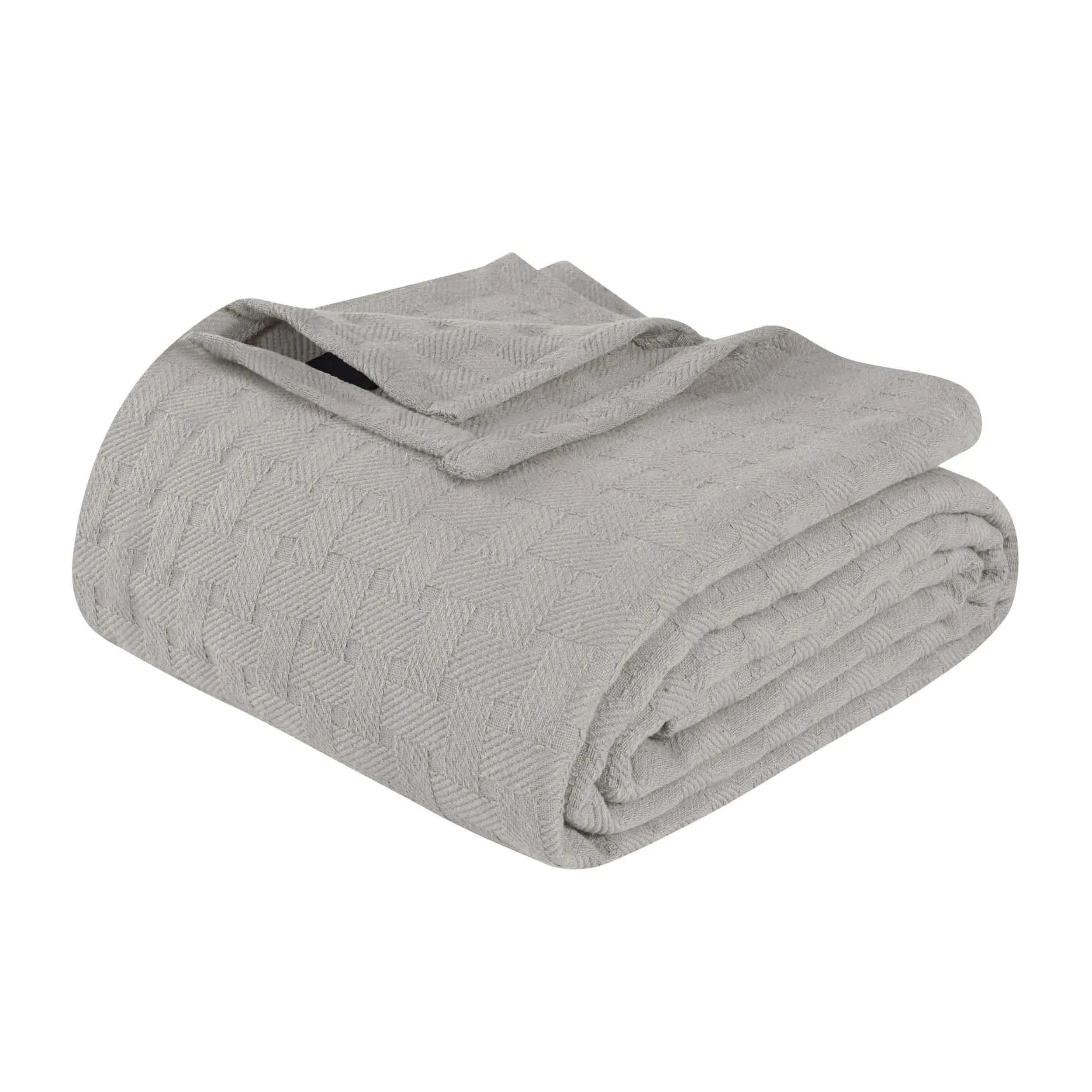 Basketweave All Season Cotton Blanket