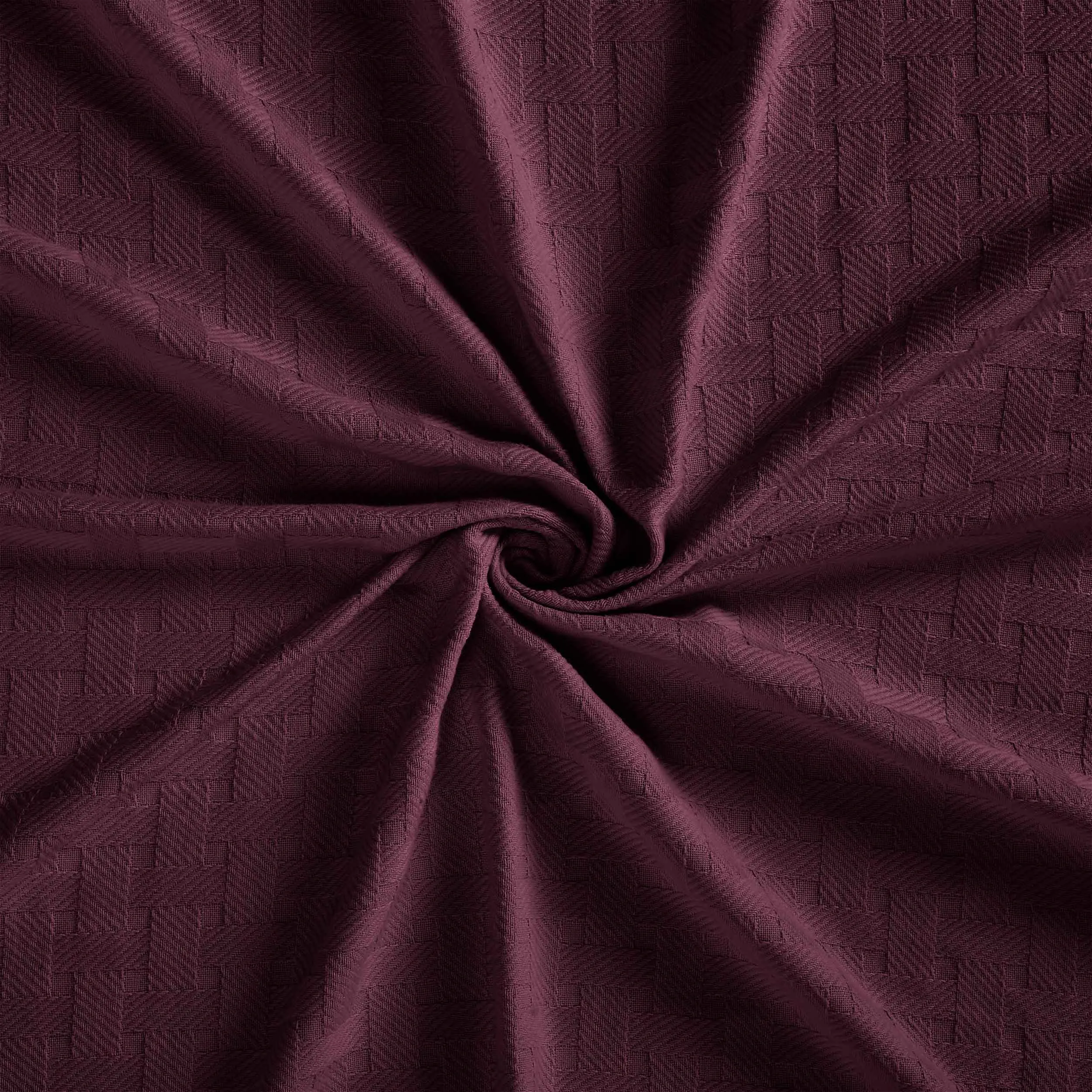 Basketweave All Season Cotton Blanket
