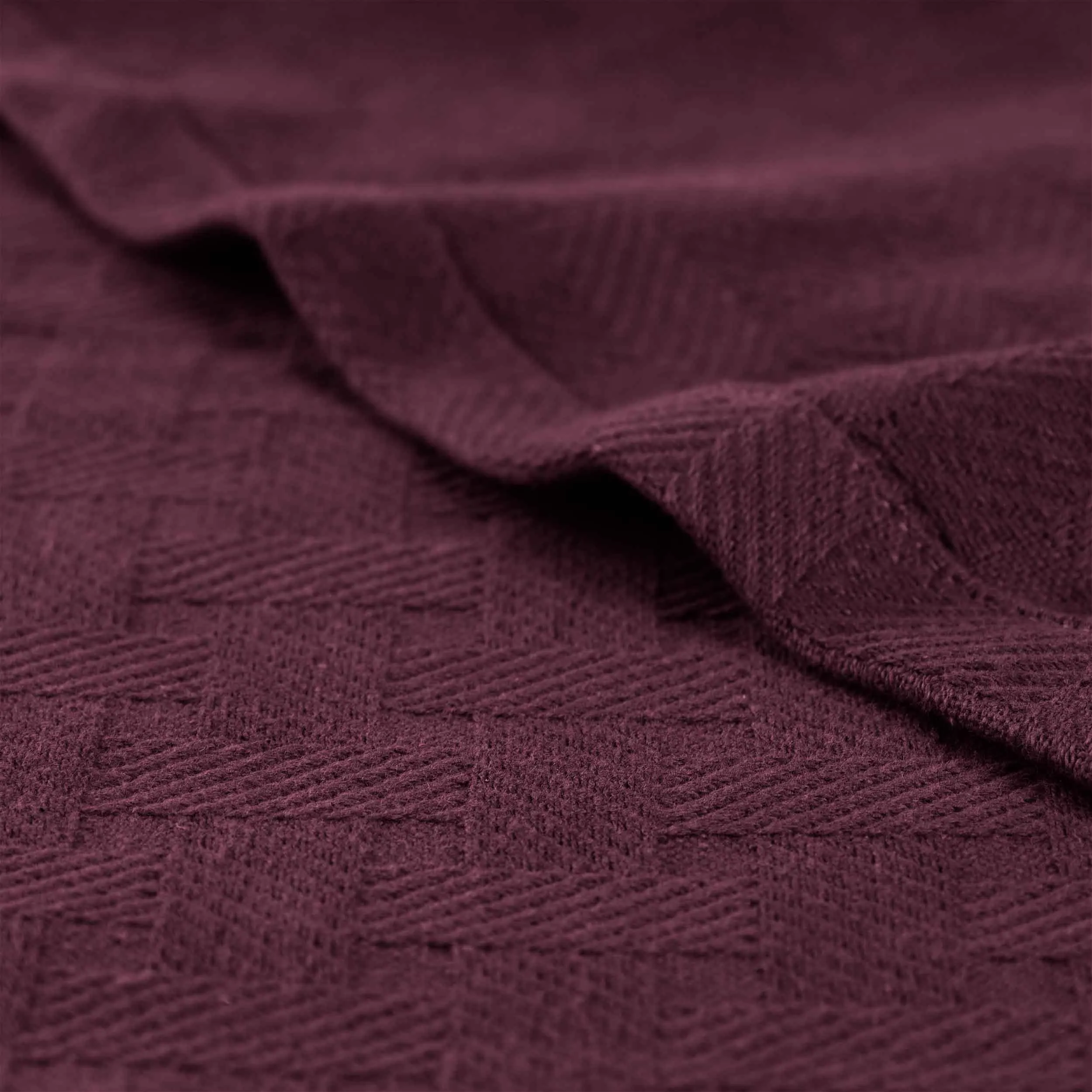 Basketweave All Season Cotton Blanket