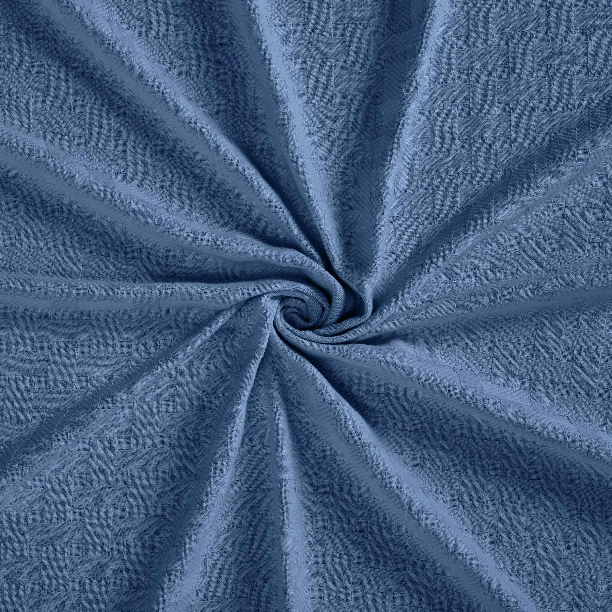 Basketweave All Season Cotton Blanket