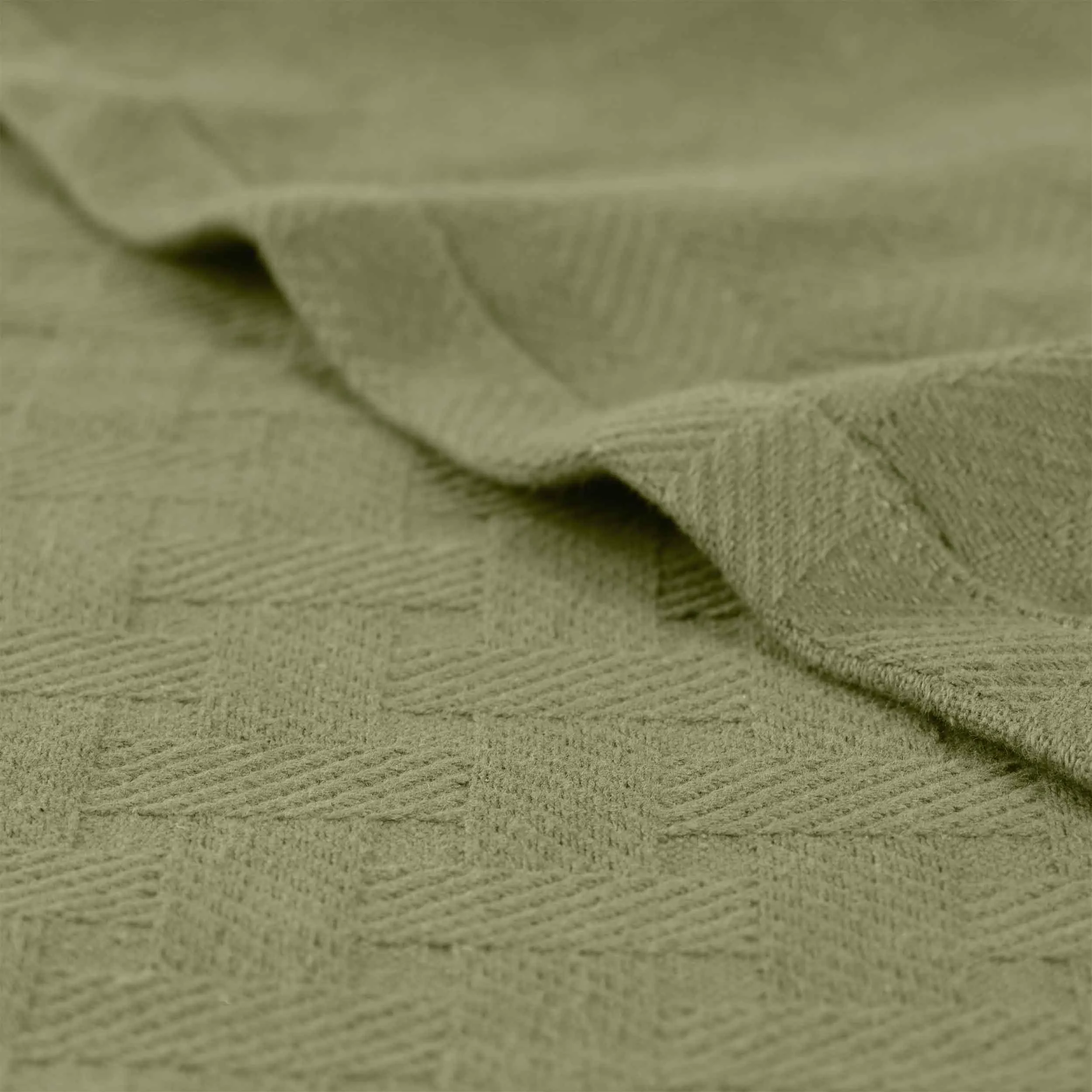 Basketweave All Season Cotton Blanket