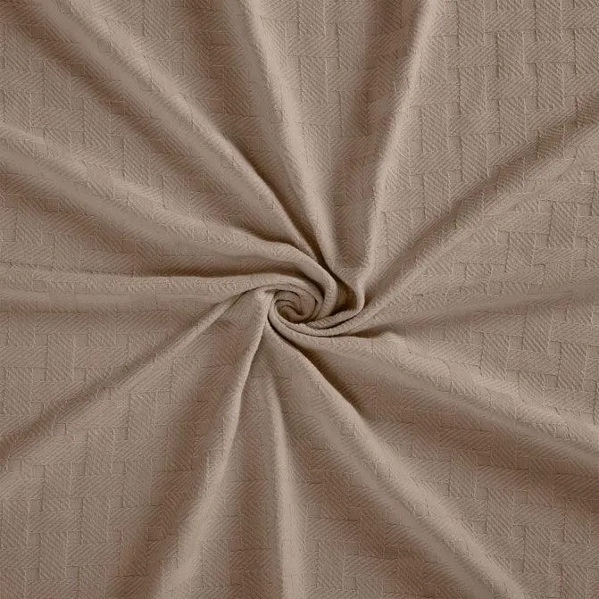 Basketweave All Season Cotton Blanket