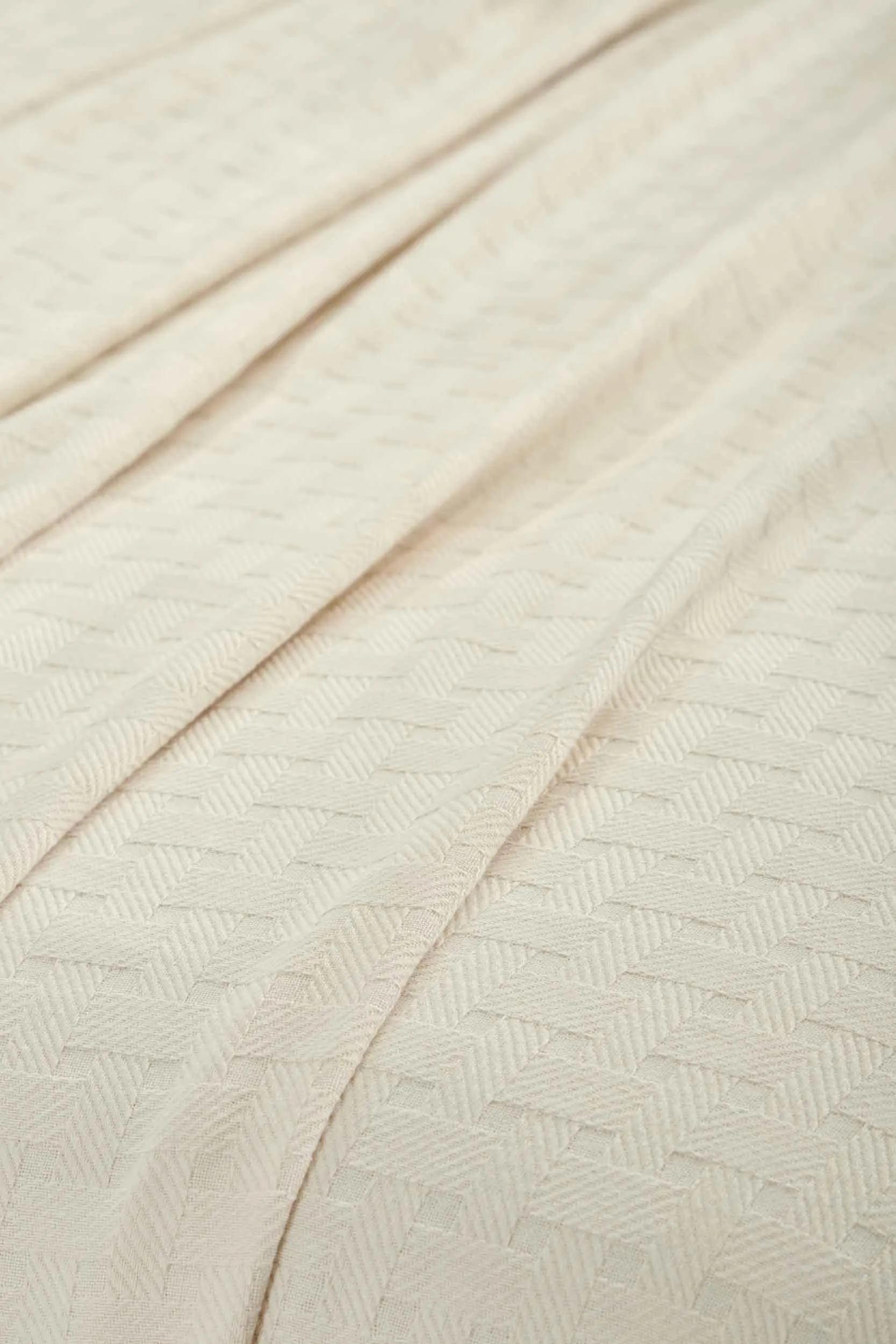 Basketweave All Season Cotton Blanket