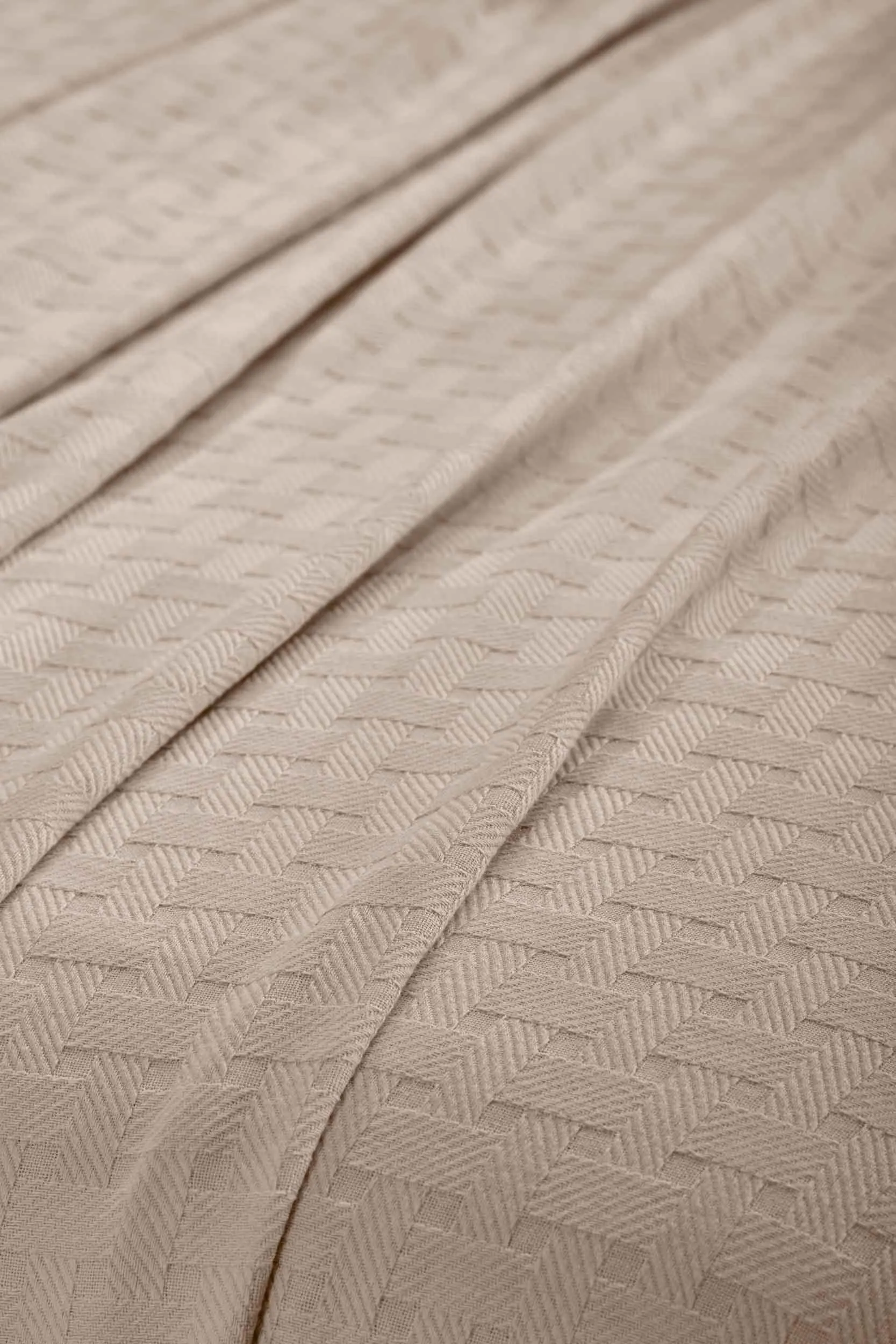 Basketweave All Season Cotton Blanket