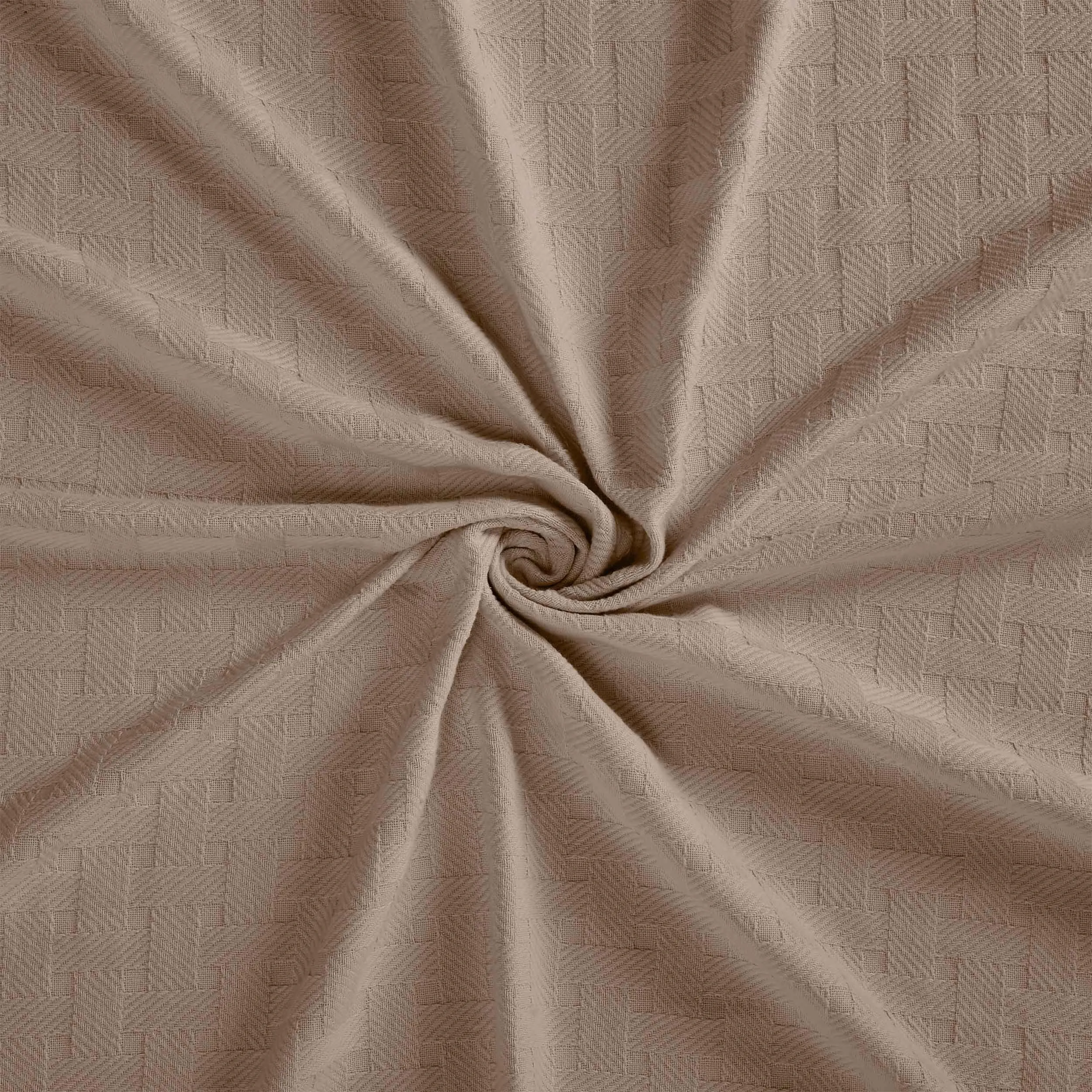 Basketweave All Season Cotton Blanket
