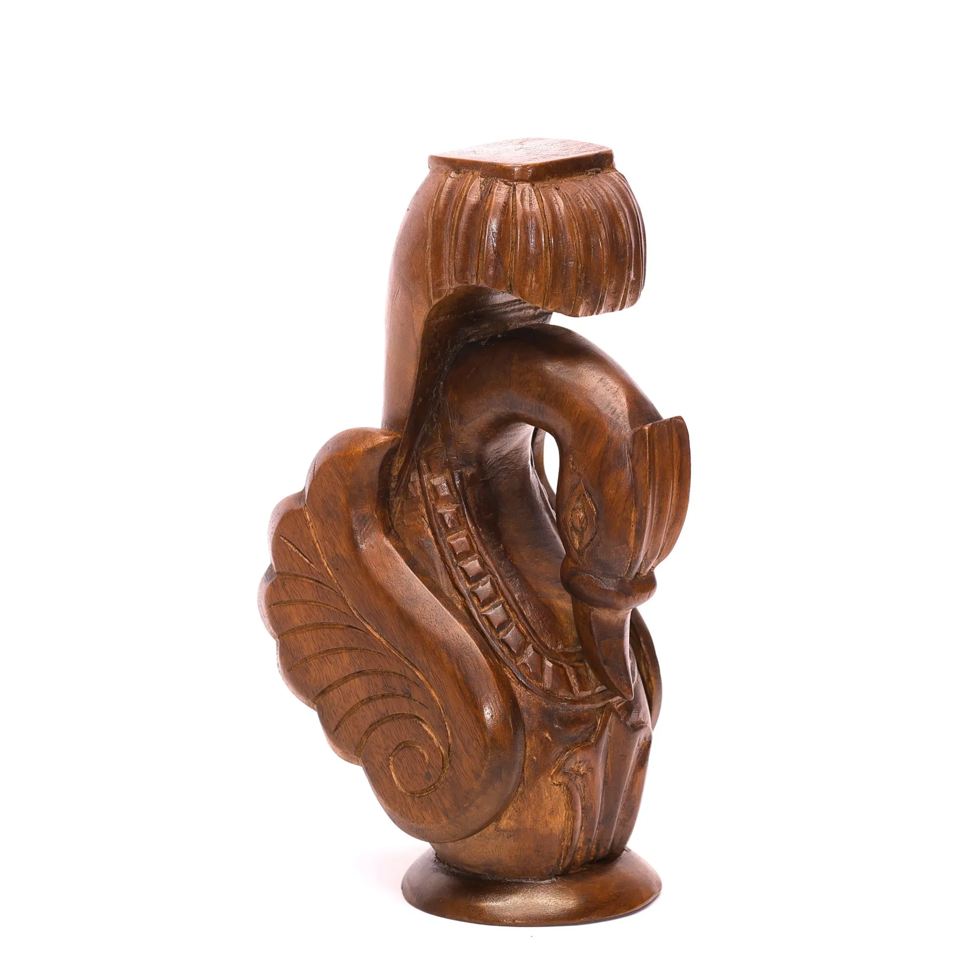 Beautiful Wooden Swan Stand (Small)