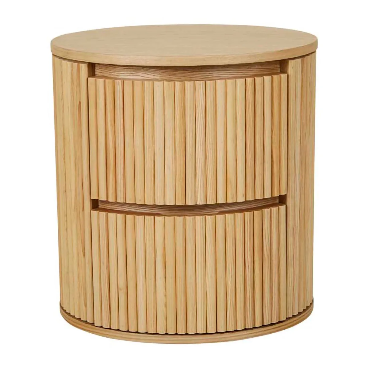 Benjamin Ripple Round Bedside Table