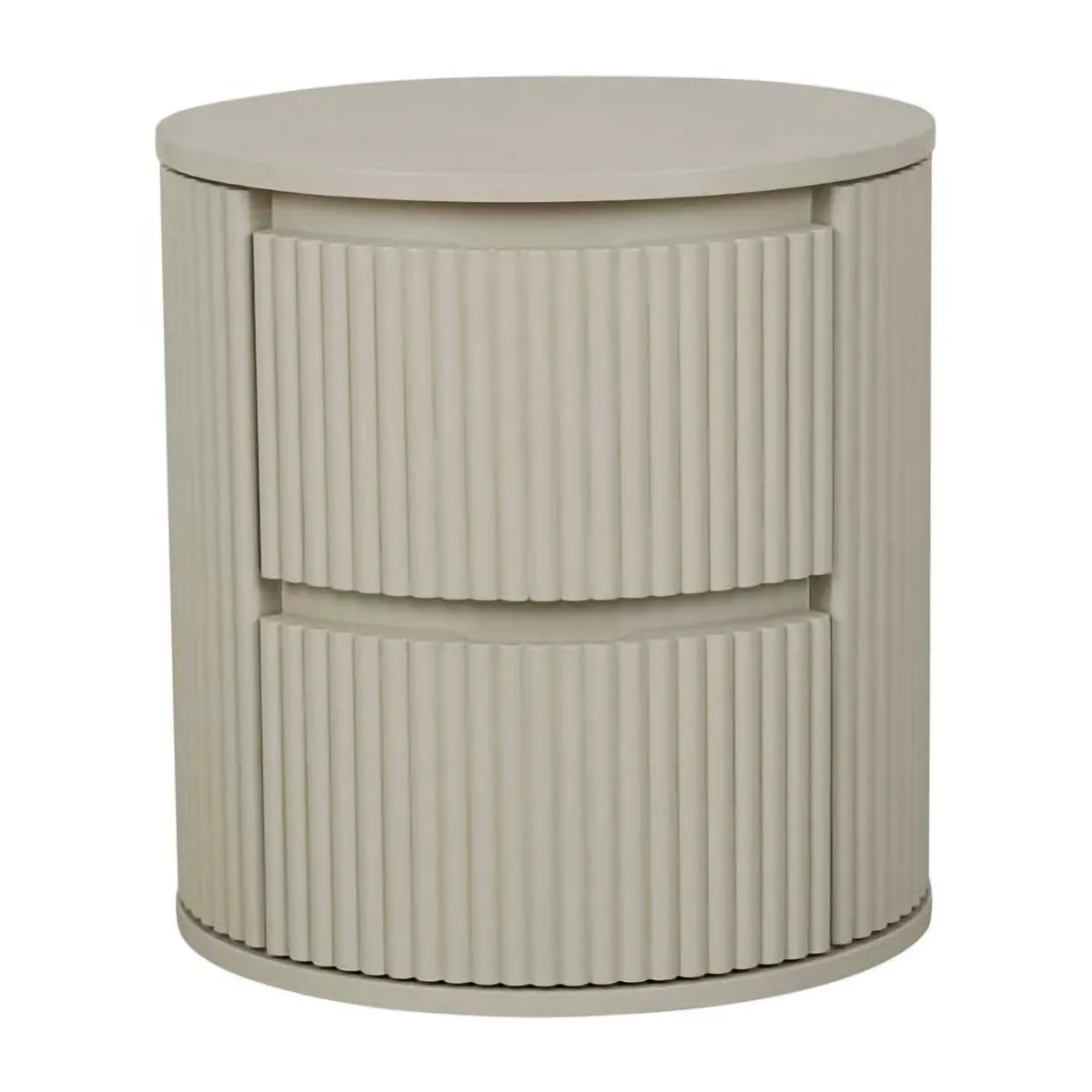 Benjamin Ripple Round Bedside Table