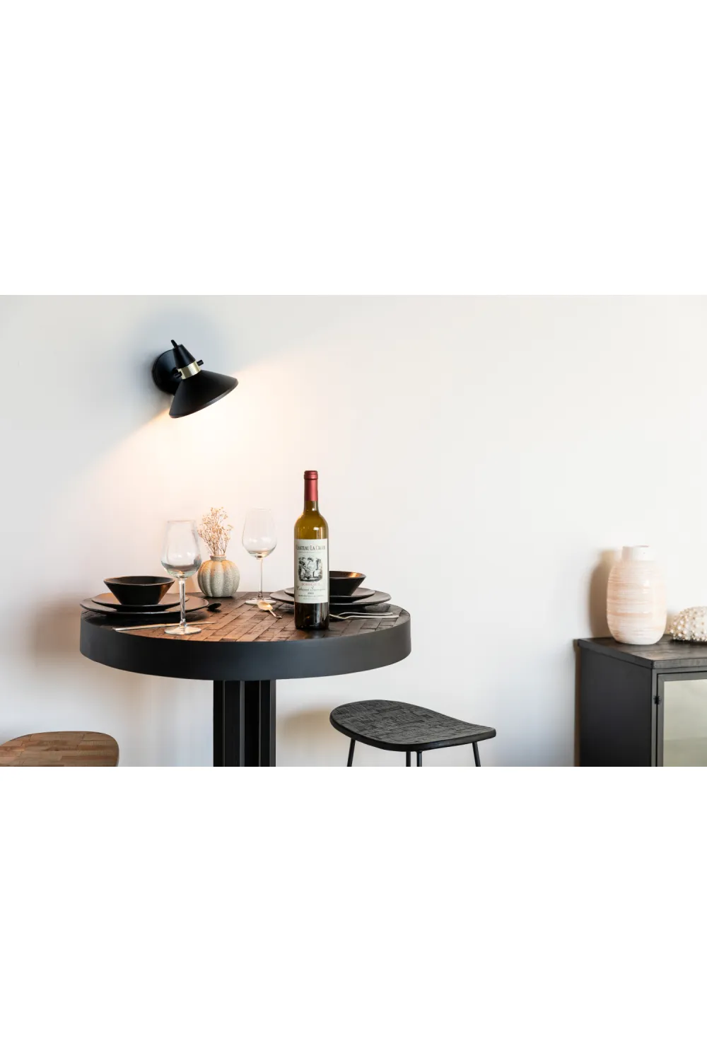 Black Iron Spot Wall Lamp | DF Jona