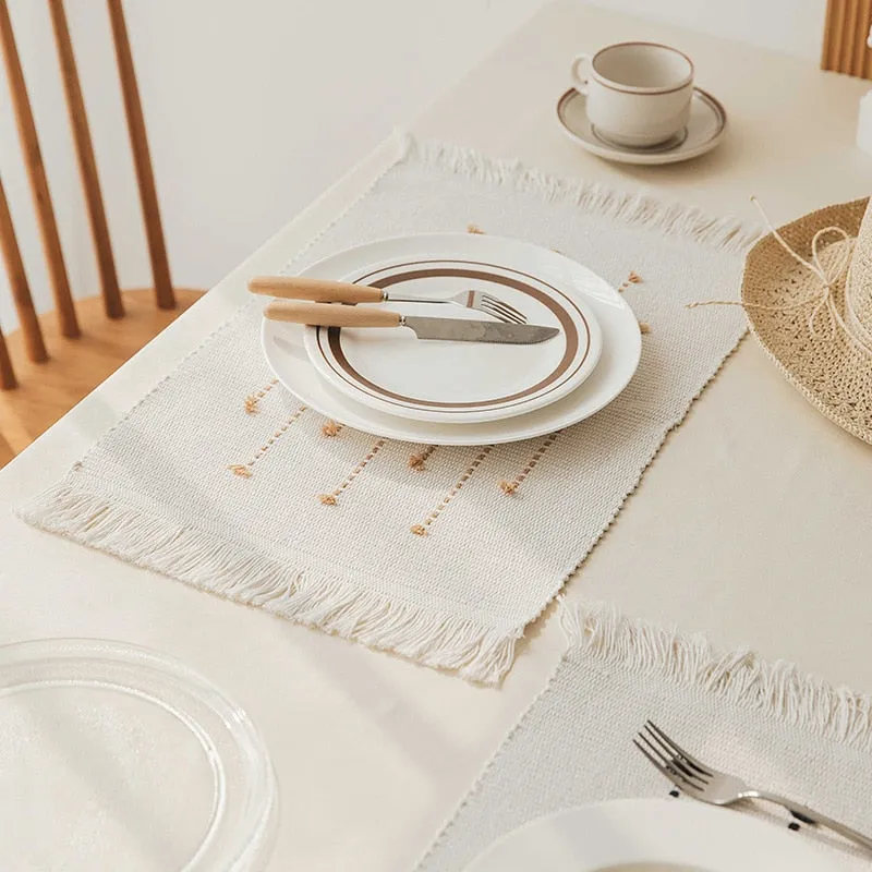 Boho Tassel Table Mat