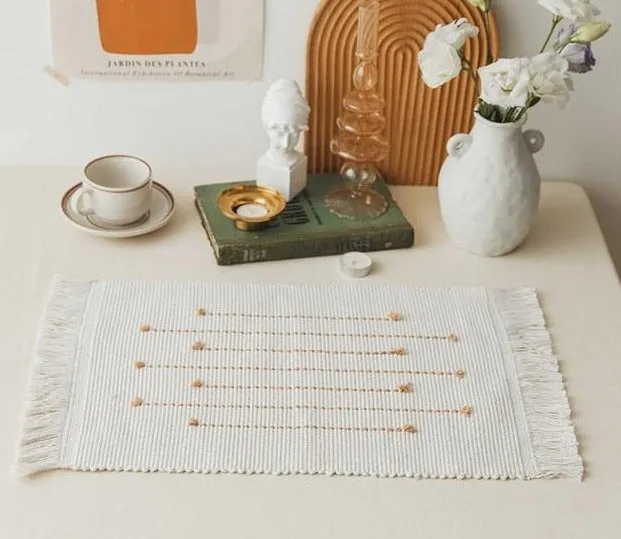 Boho Tassel Table Mat