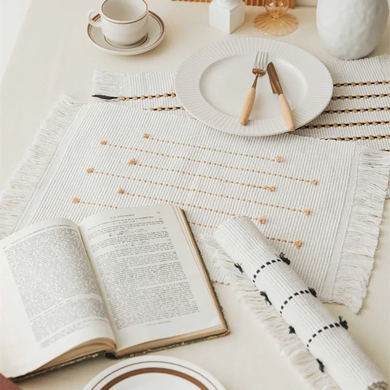 Boho Tassel Table Mat