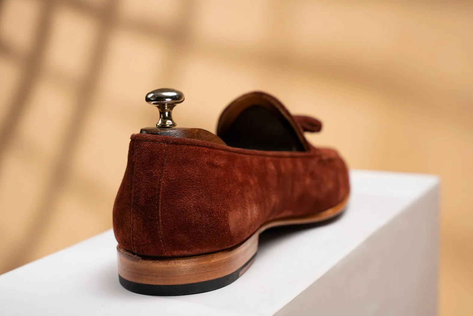 BOSPHORUS LEATHER LOAFER - OCHRE