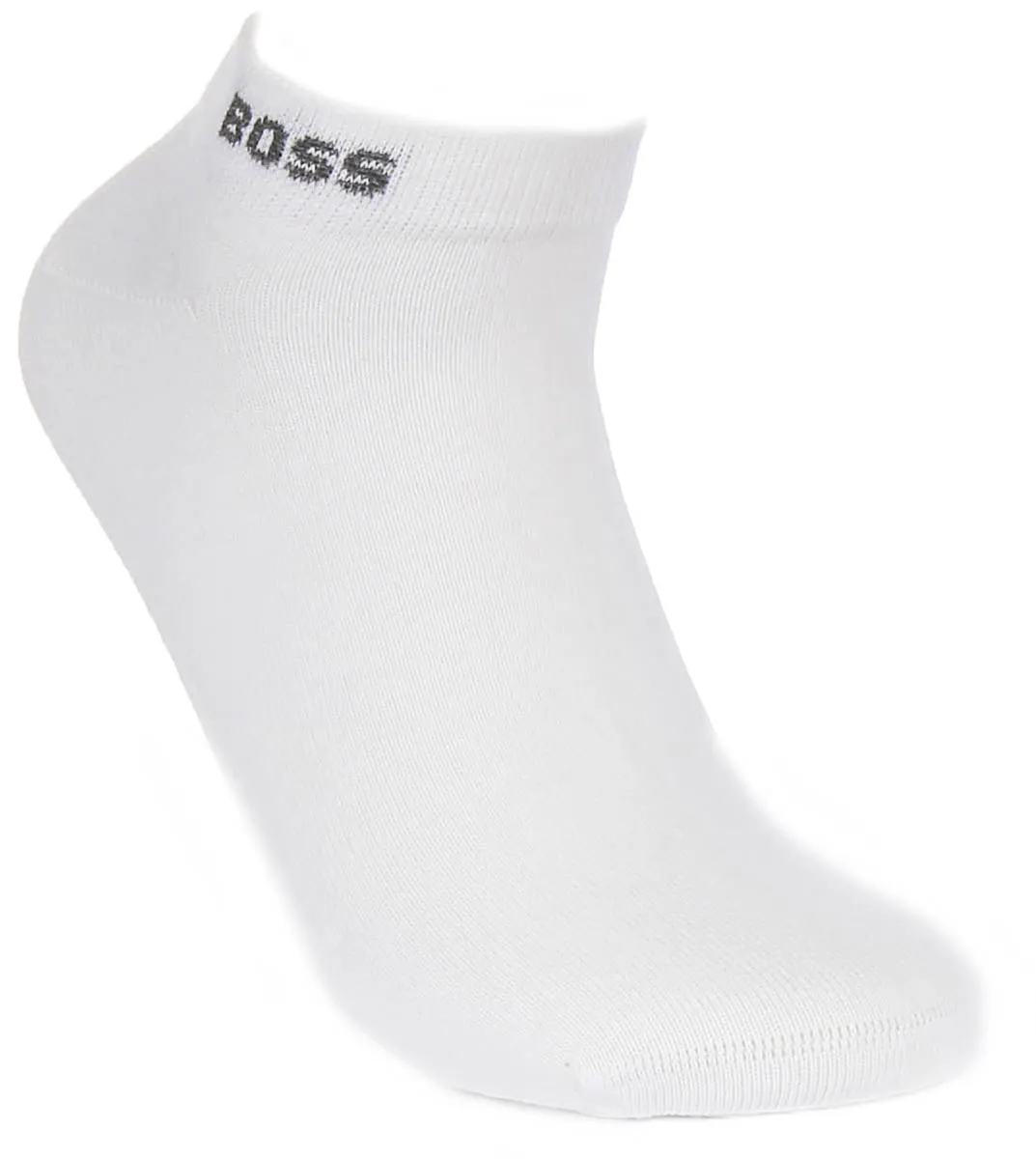 Boss 2 Pairs Short Socks White & Grey Minipatt