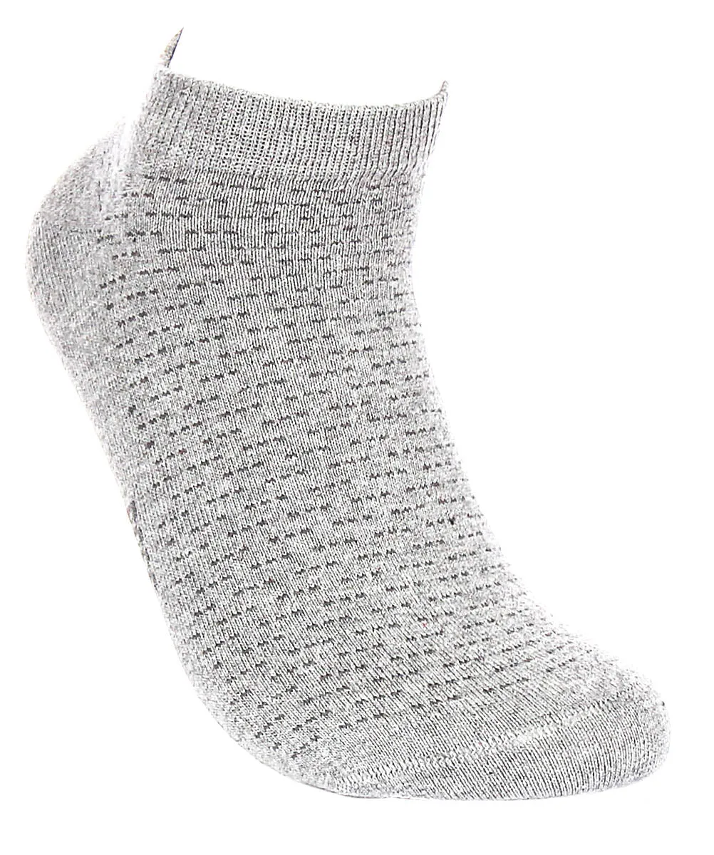Boss 2 Pairs Short Socks White & Grey Minipatt