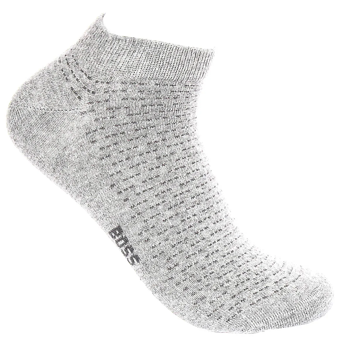Boss 2 Pairs Short Socks White & Grey Minipatt