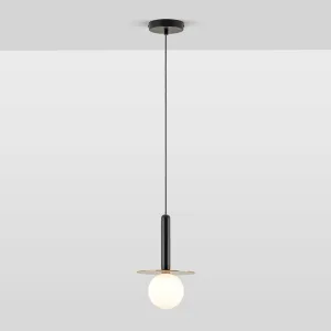 Brass Plate Pendant Ceiling Light Charcoal - Houseof.