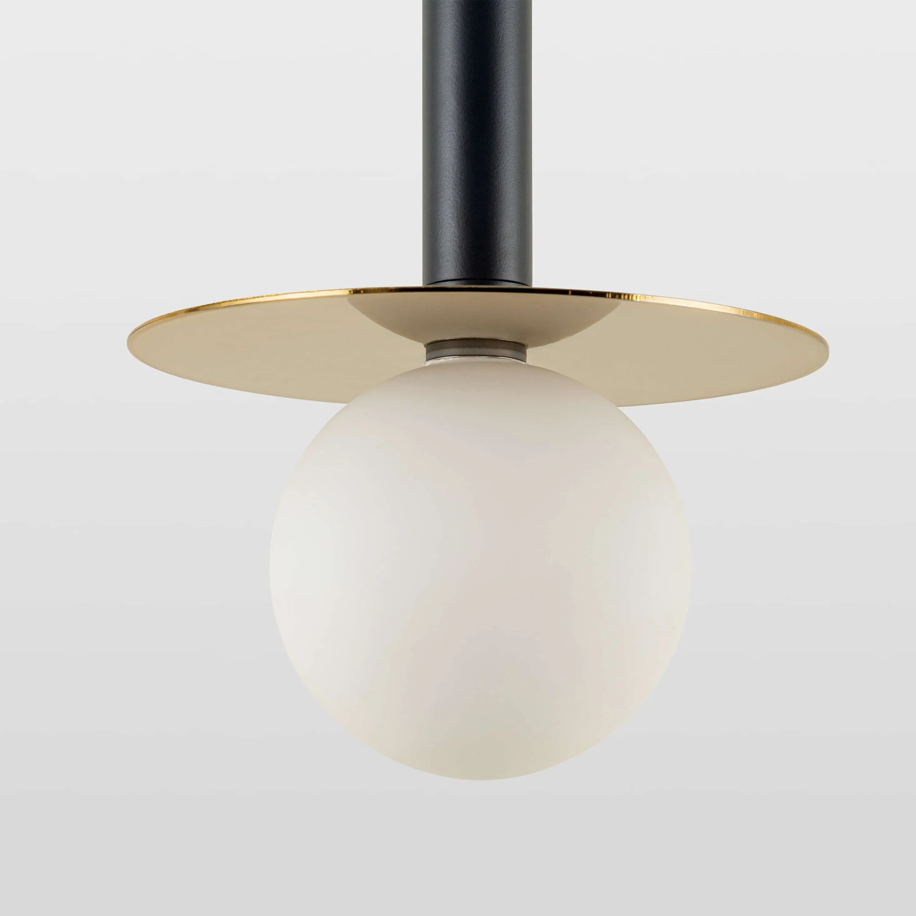 Brass Plate Pendant Ceiling Light Charcoal - Houseof.