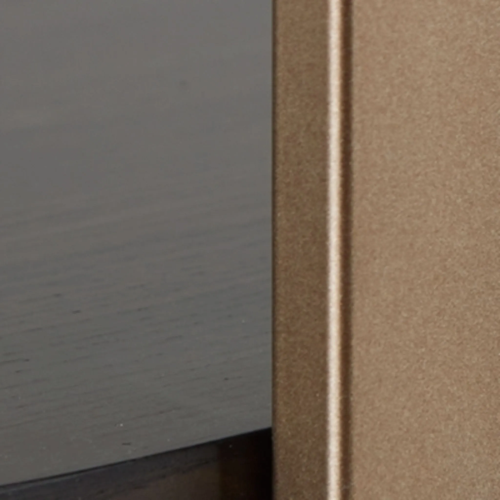 Brentmour Bookcase - Brown/Gold Finish