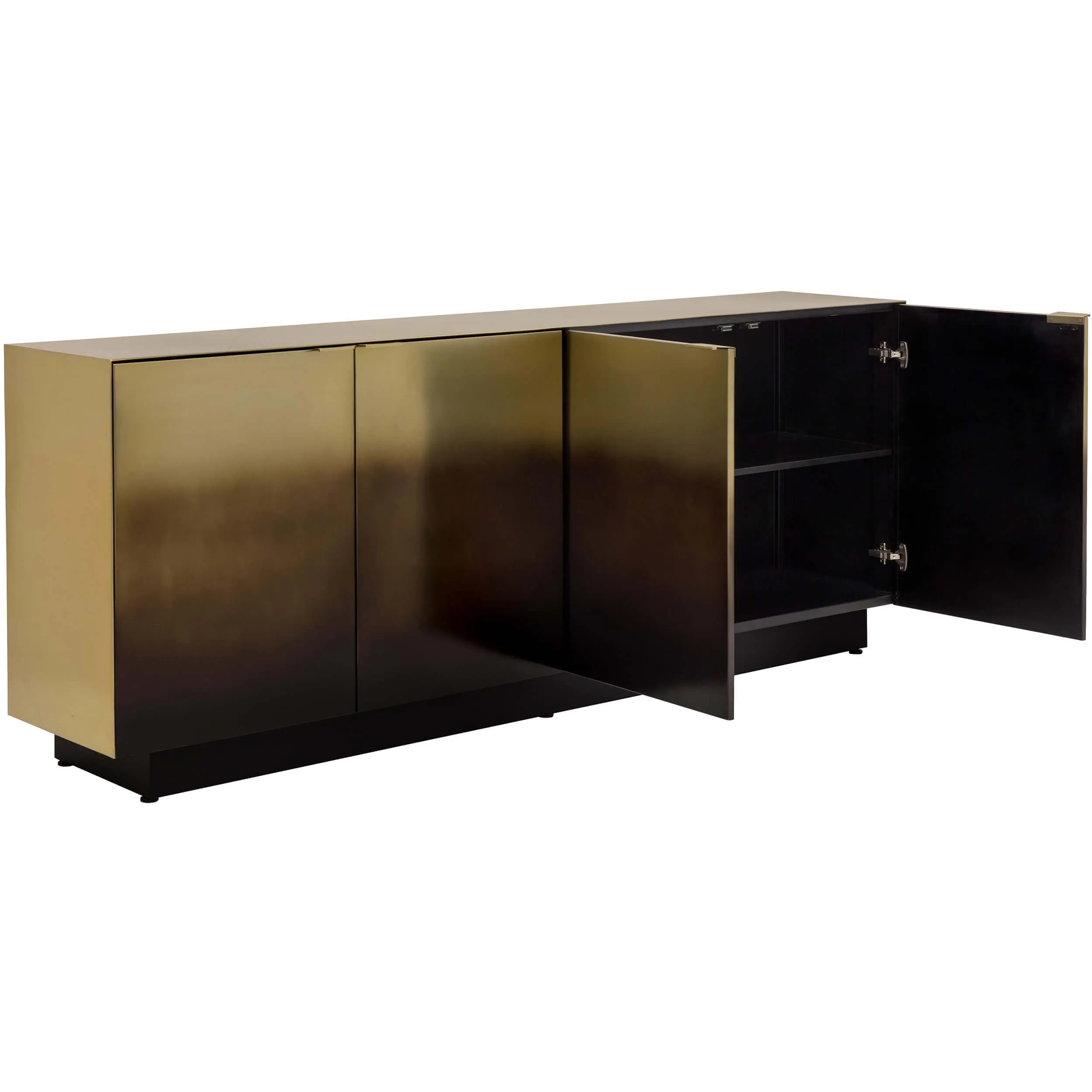Calvosa Sideboard, Gold Black Ombre