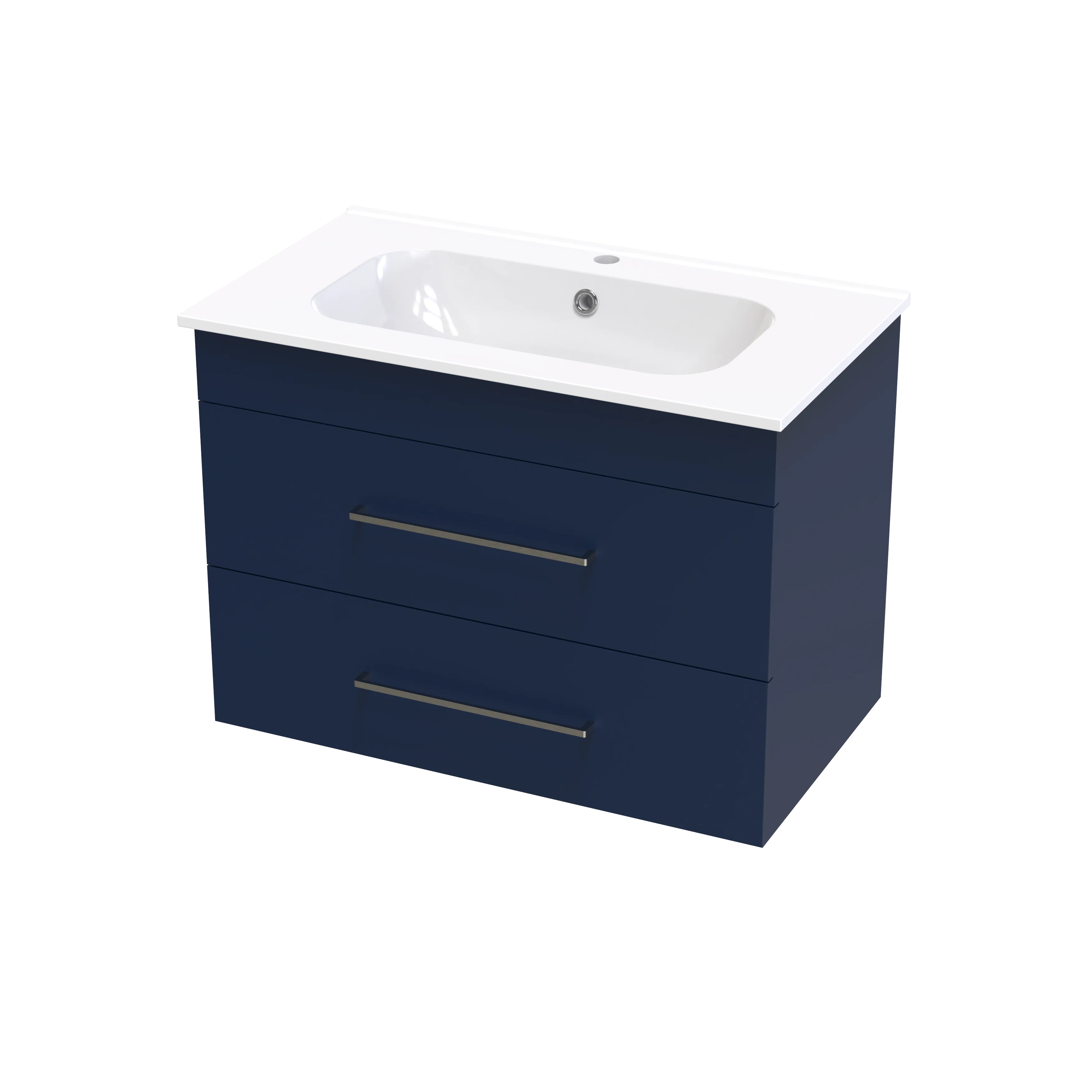 Cashmere Aura 800 Double Drawer Wall Vanity
