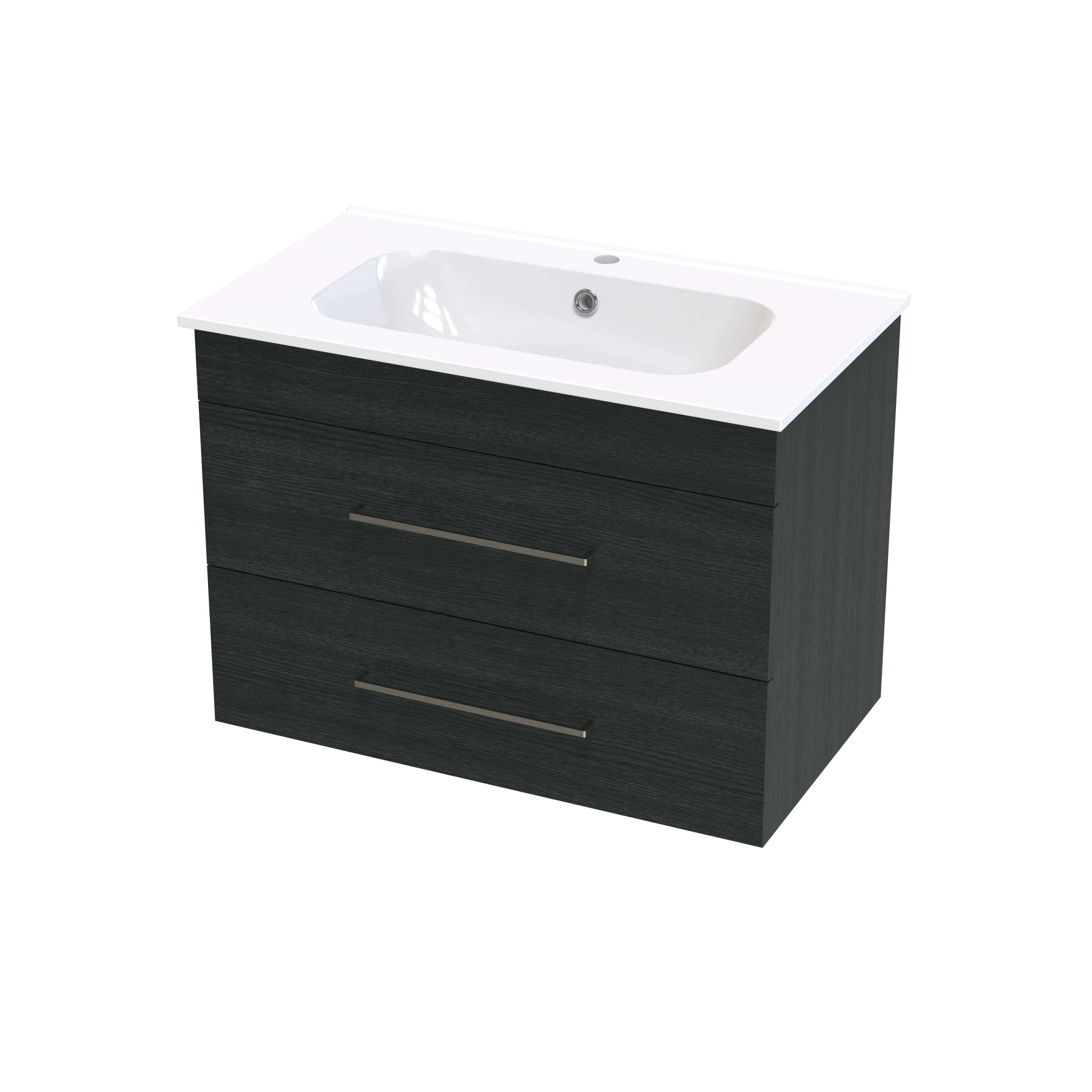 Cashmere Aura 800 Double Drawer Wall Vanity