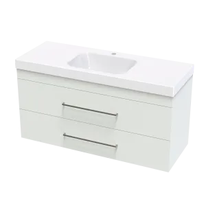 Cashmere Bolero 1200 Double Drawer Wall Vanity