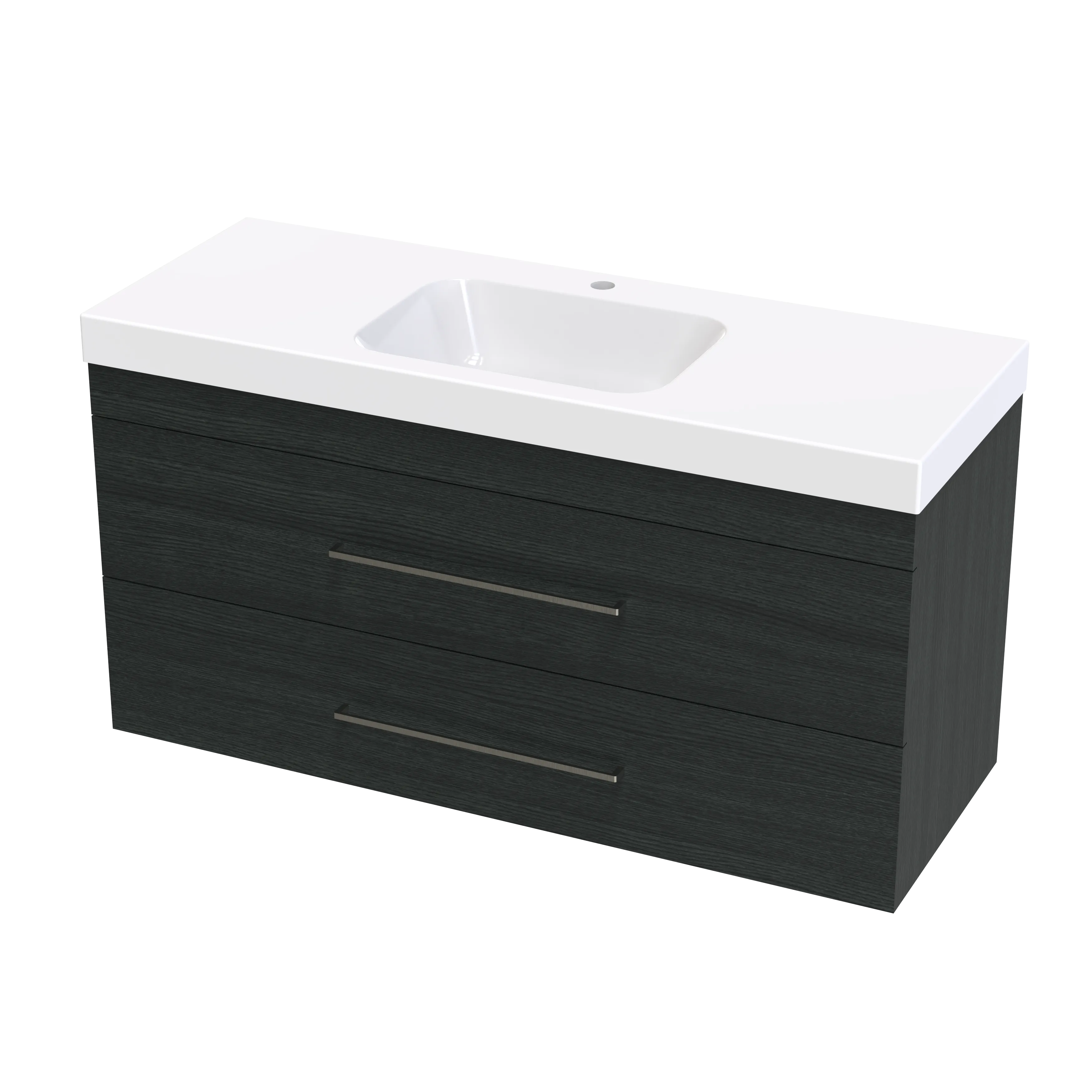 Cashmere Bolero 1200 Double Drawer Wall Vanity