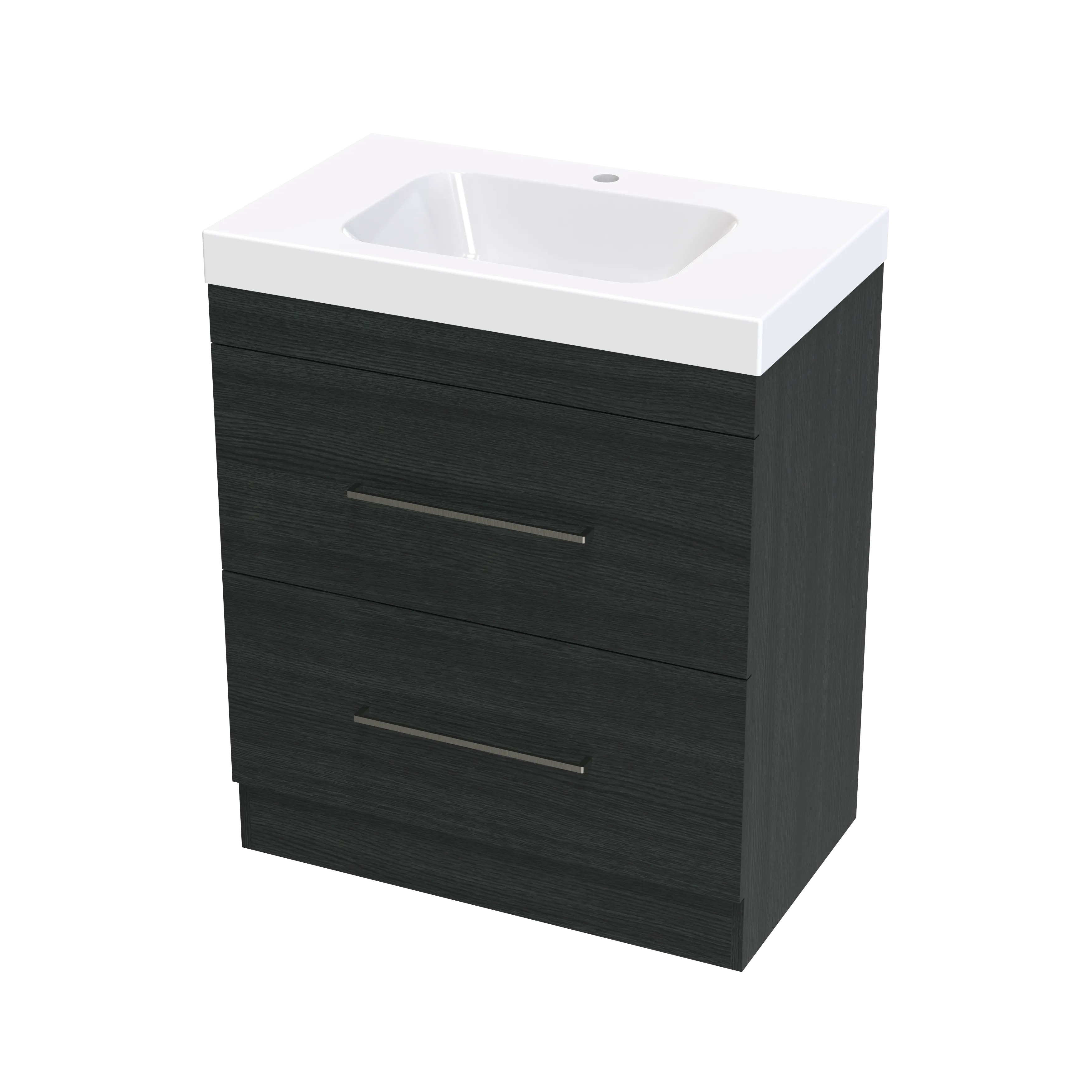 Cashmere Bolero 750 Double Drawer Floor Vanity